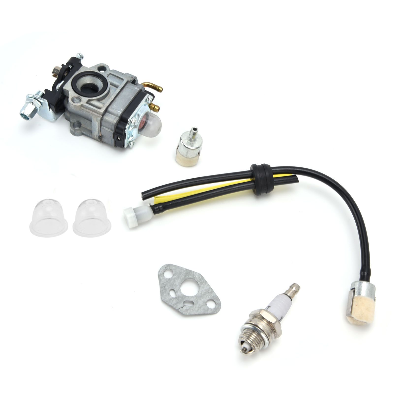 Carburetor Kit Spark Plug Oil Tube Assembly for Poulanpro 46cc Pr46bt Poulan view 7