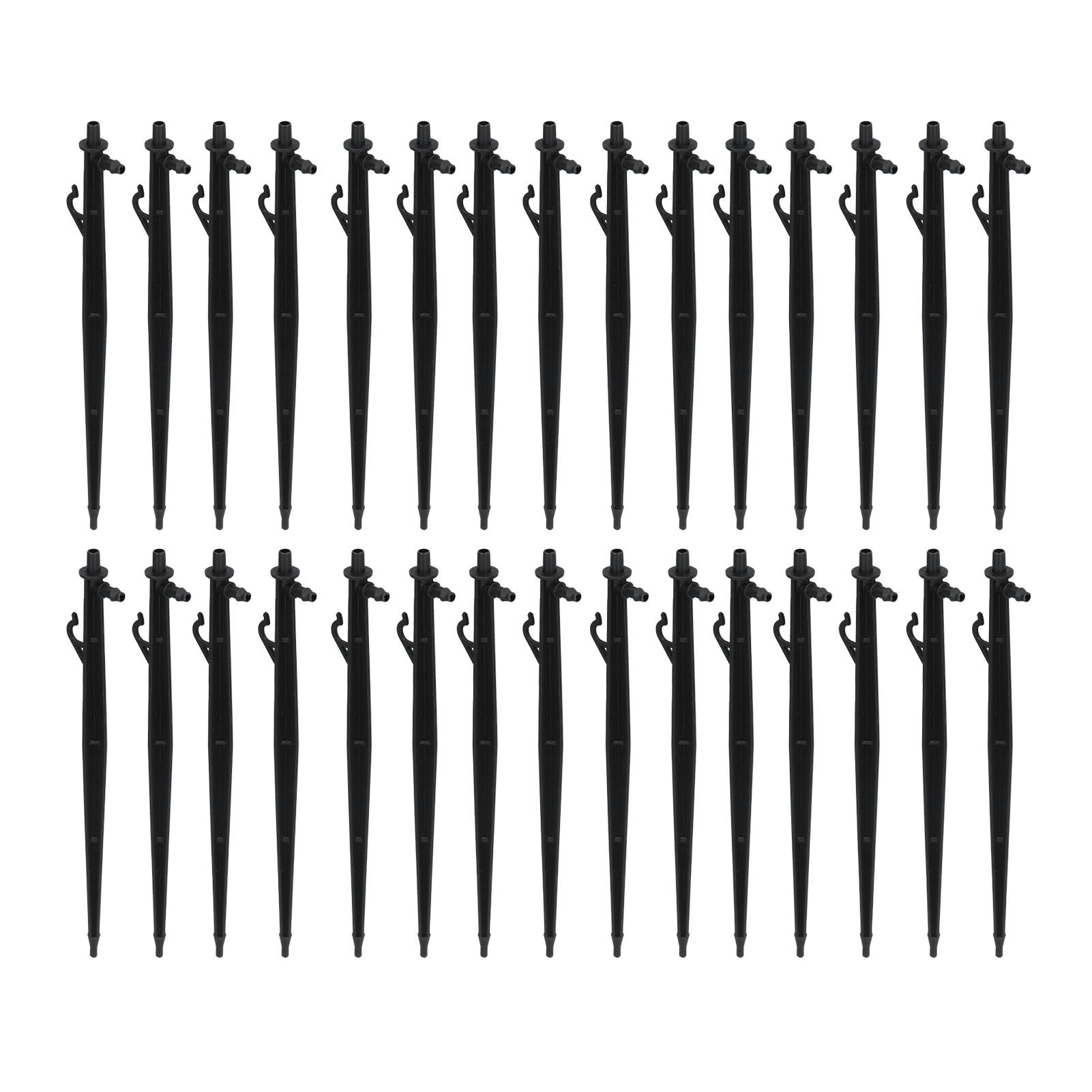 30PCS Micro Sprinkler Bracket Plastic Ground Insertion Rod Irrigation Drip