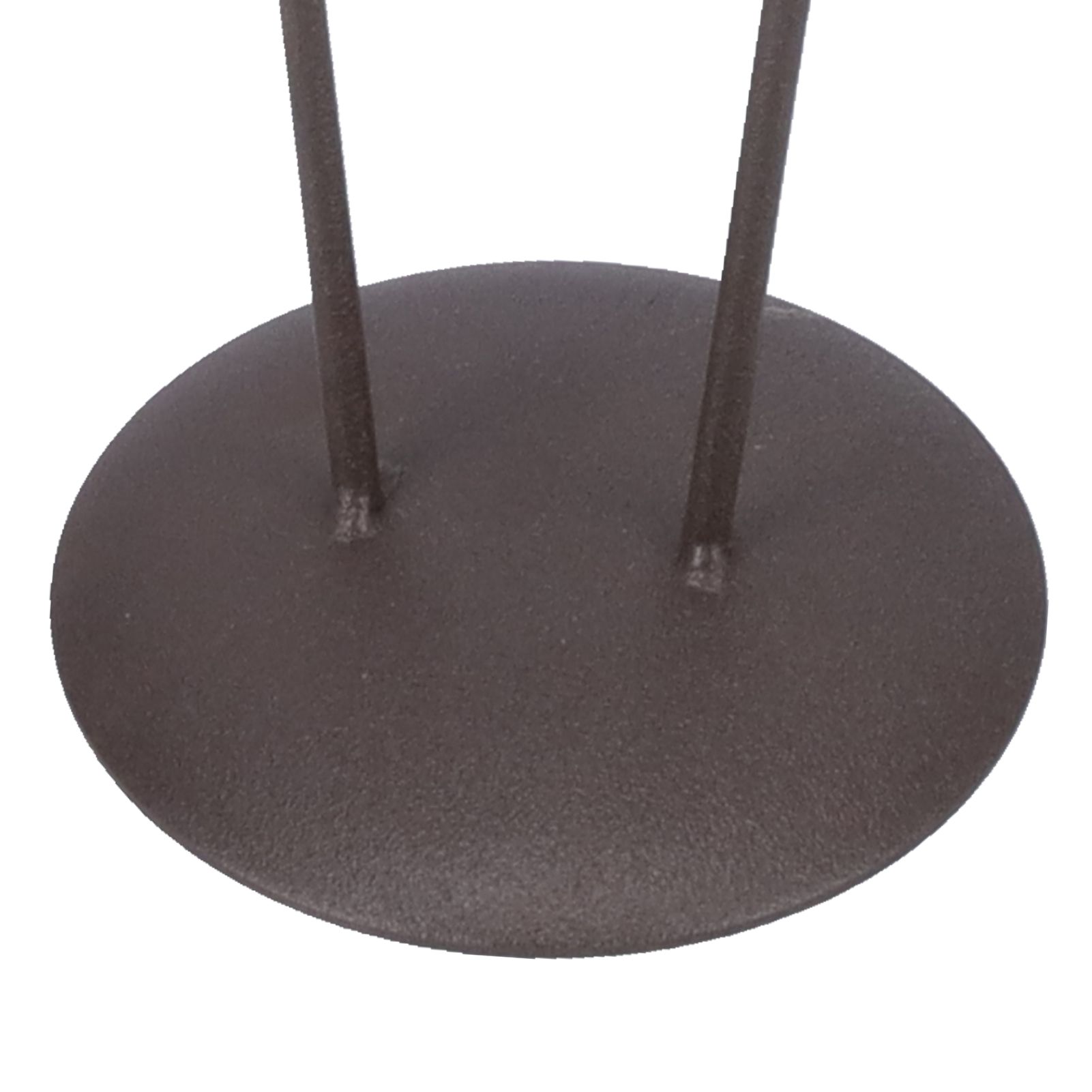 Deer Shape Wrought Iron Plant Stand Transparent Glass Hydroponic Plant Vase view 14