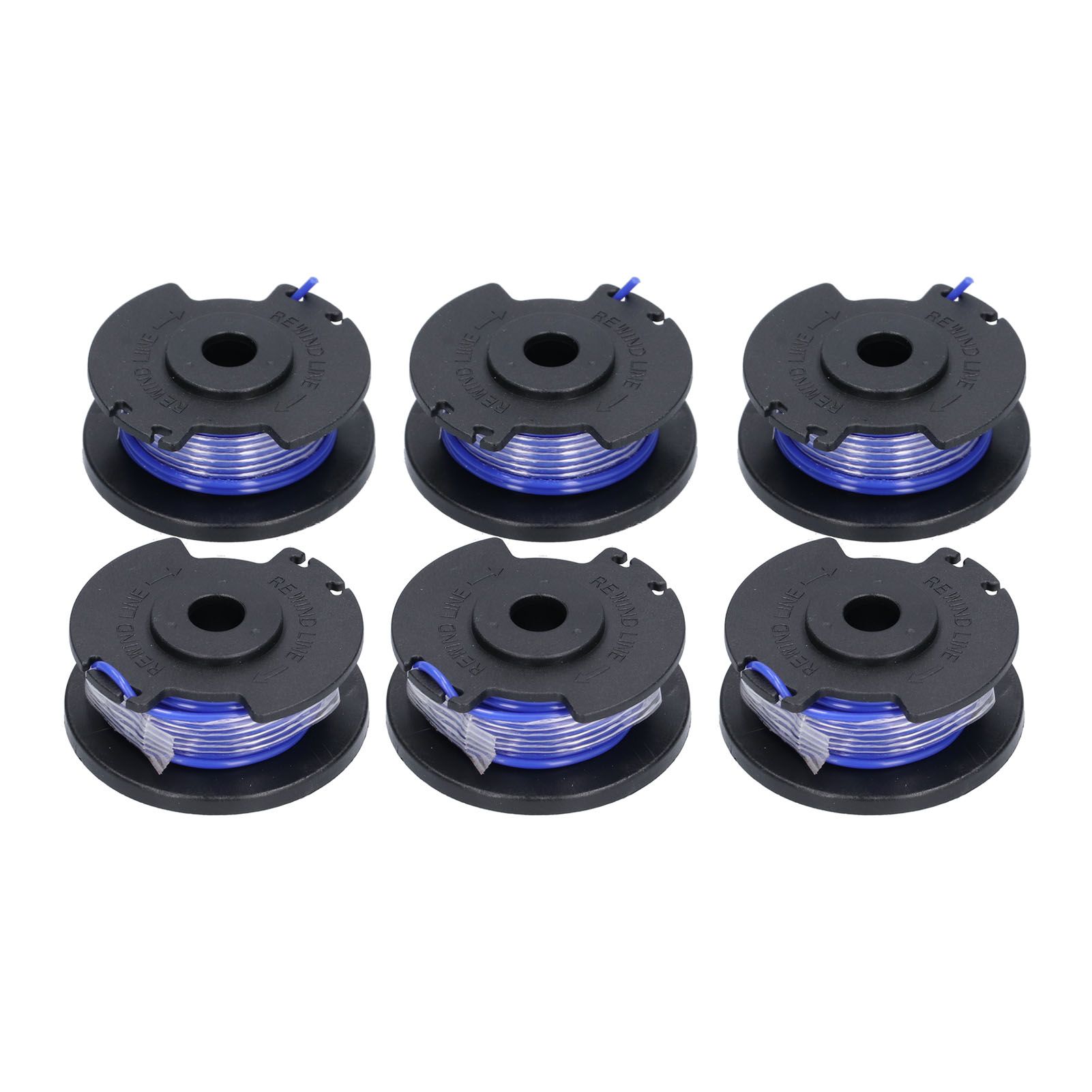 6Pcs Trimmer Spool Line Replacement for Ryobi 18V 24V 40V String Trimmers Lawn view 2