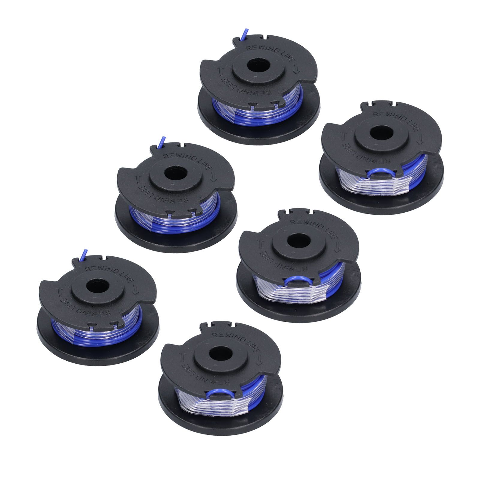 6Pcs Trimmer Spool Line Replacement for Ryobi 18V 24V 40V String Trimmers Lawn view 3