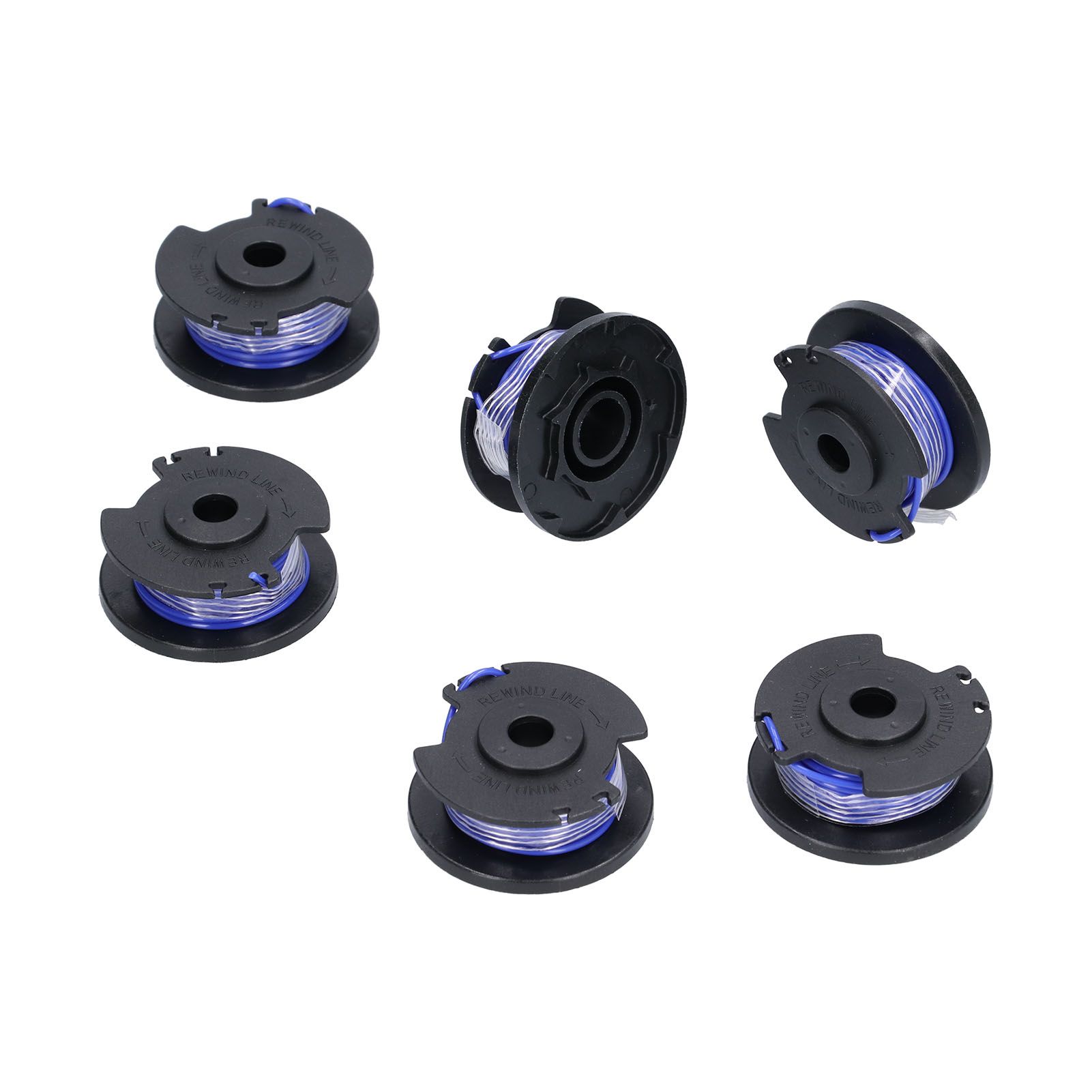 6Pcs Trimmer Spool Line Replacement for Ryobi 18V 24V 40V String Trimmers Lawn view 6