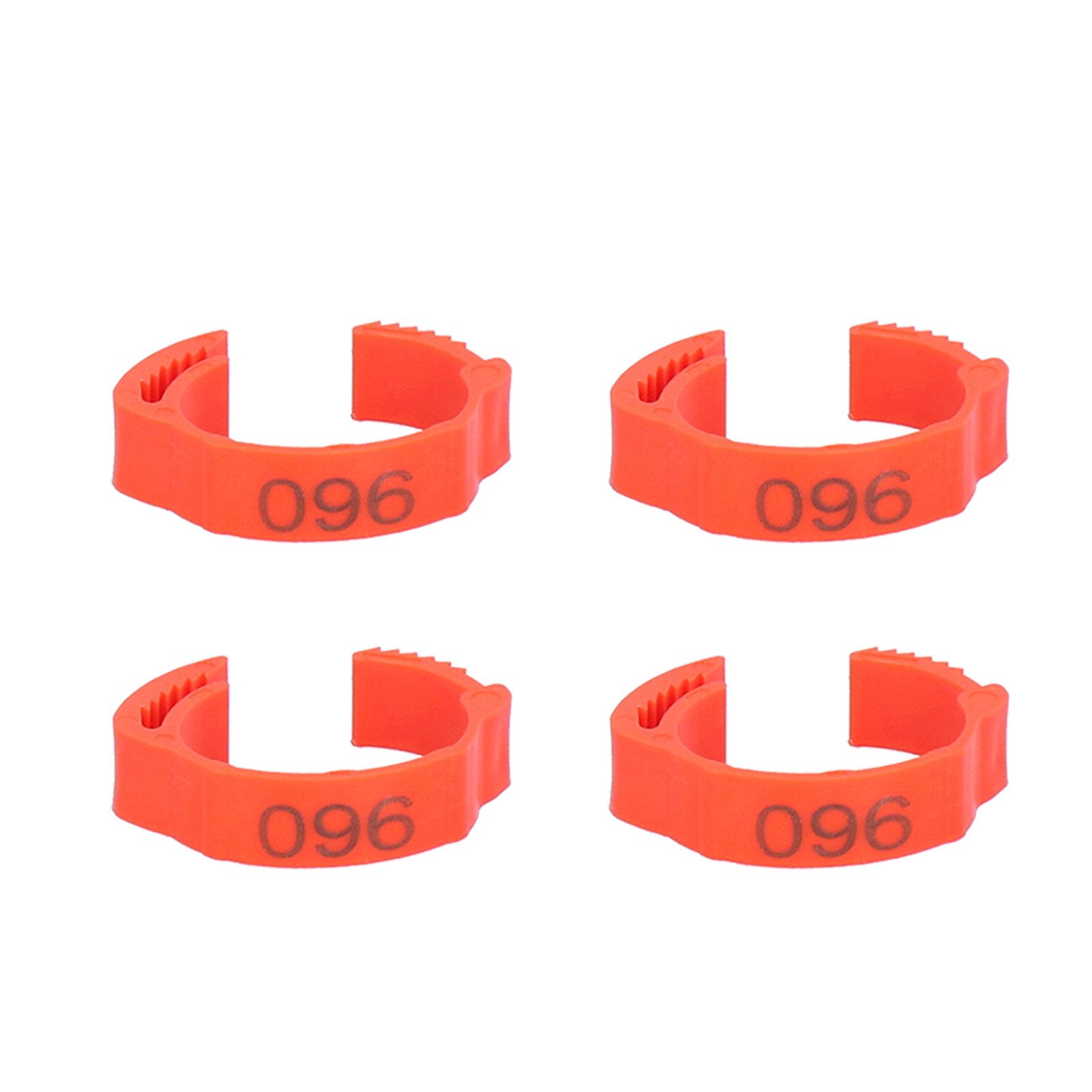100PCS/Bag Poultry Leg Bands ClipOn Foot Rings with 01100 Numbers for Chicken view 8
