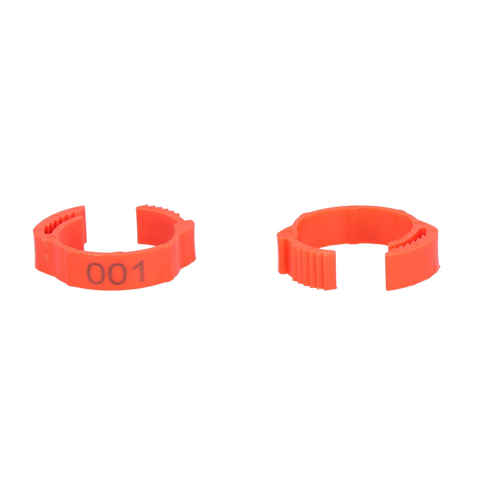 100PCS/Bag Poultry Leg Bands ClipOn Foot Rings with 01100 Numbers for Chicken view 15