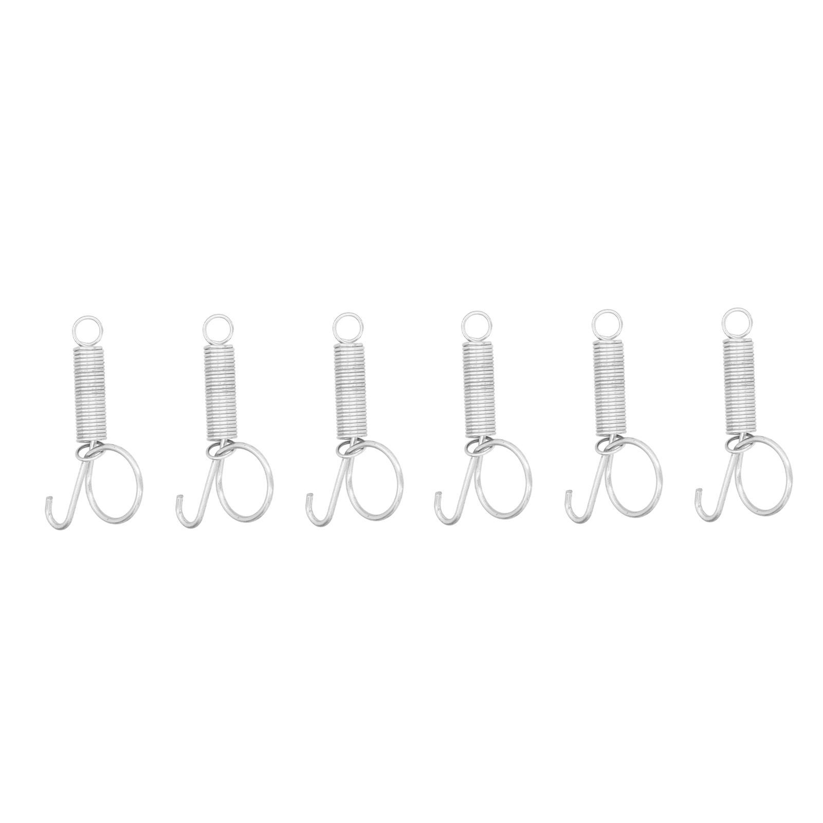 20PCS Cage Door Spring Hook Metal Finger Spring Latch Hook for Fixing Rabbit view 8
