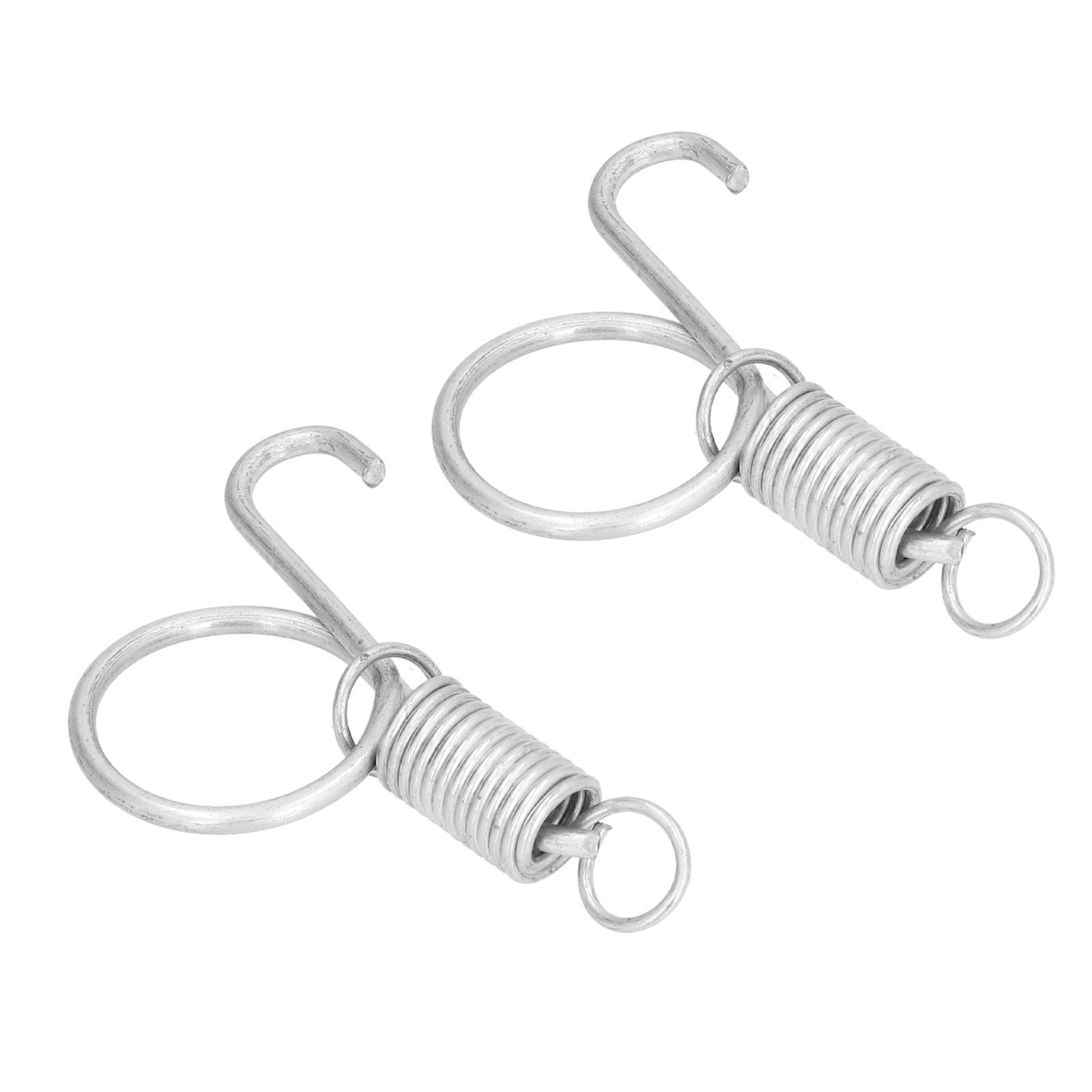 20PCS Cage Door Spring Hook Metal Finger Spring Latch Hook for Fixing Rabbit view 4
