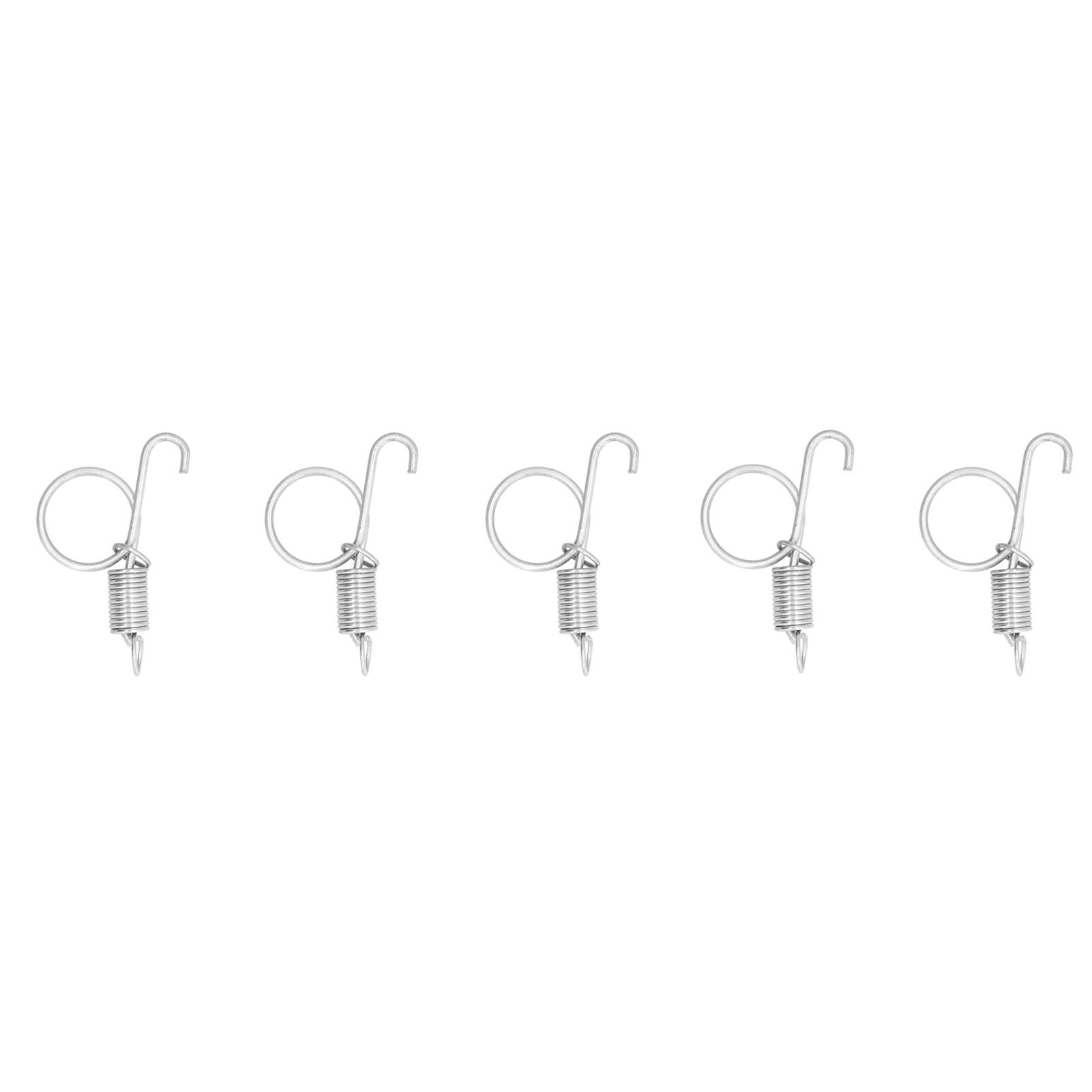 20PCS Cage Door Spring Hook Metal Finger Spring Latch Hook for Fixing Rabbit view 8