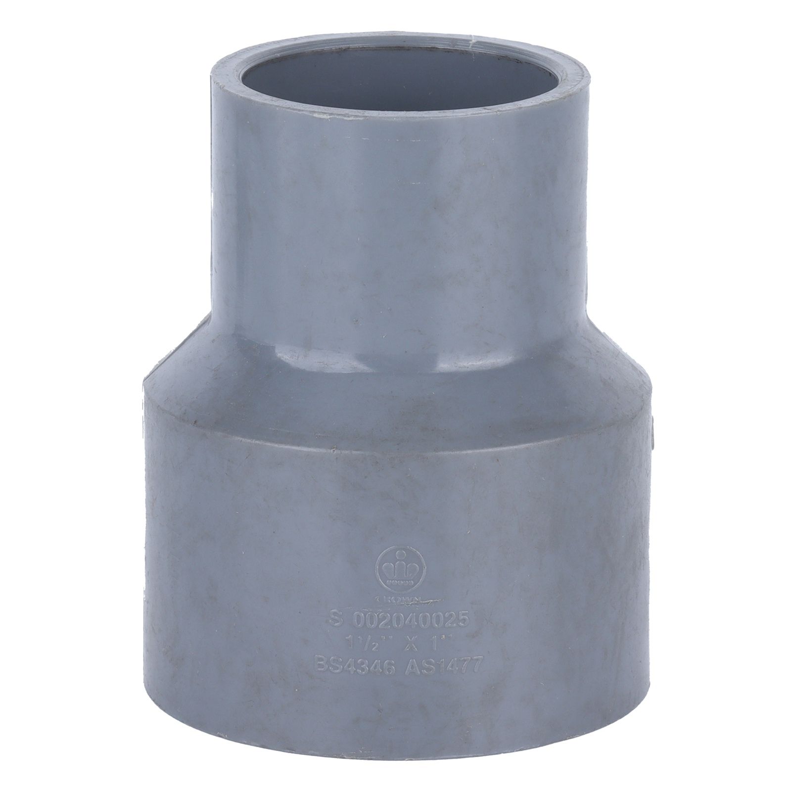 1in PVC Straight Reducing Connector Water Pipe Adapter for Water Supply Pipe view 2