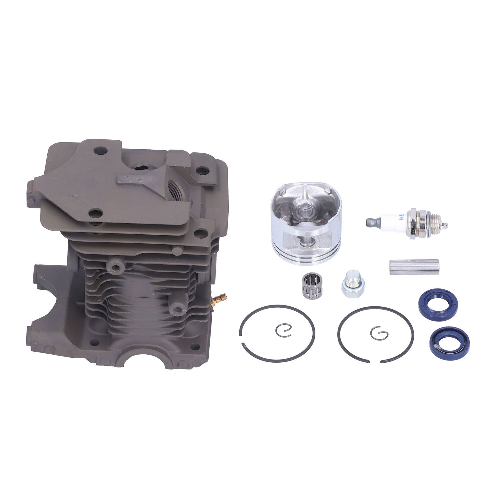 46mm Cylinder Piston Assembly Spark Plug Set 1133 020 1203 for Stihl MS270 view 2