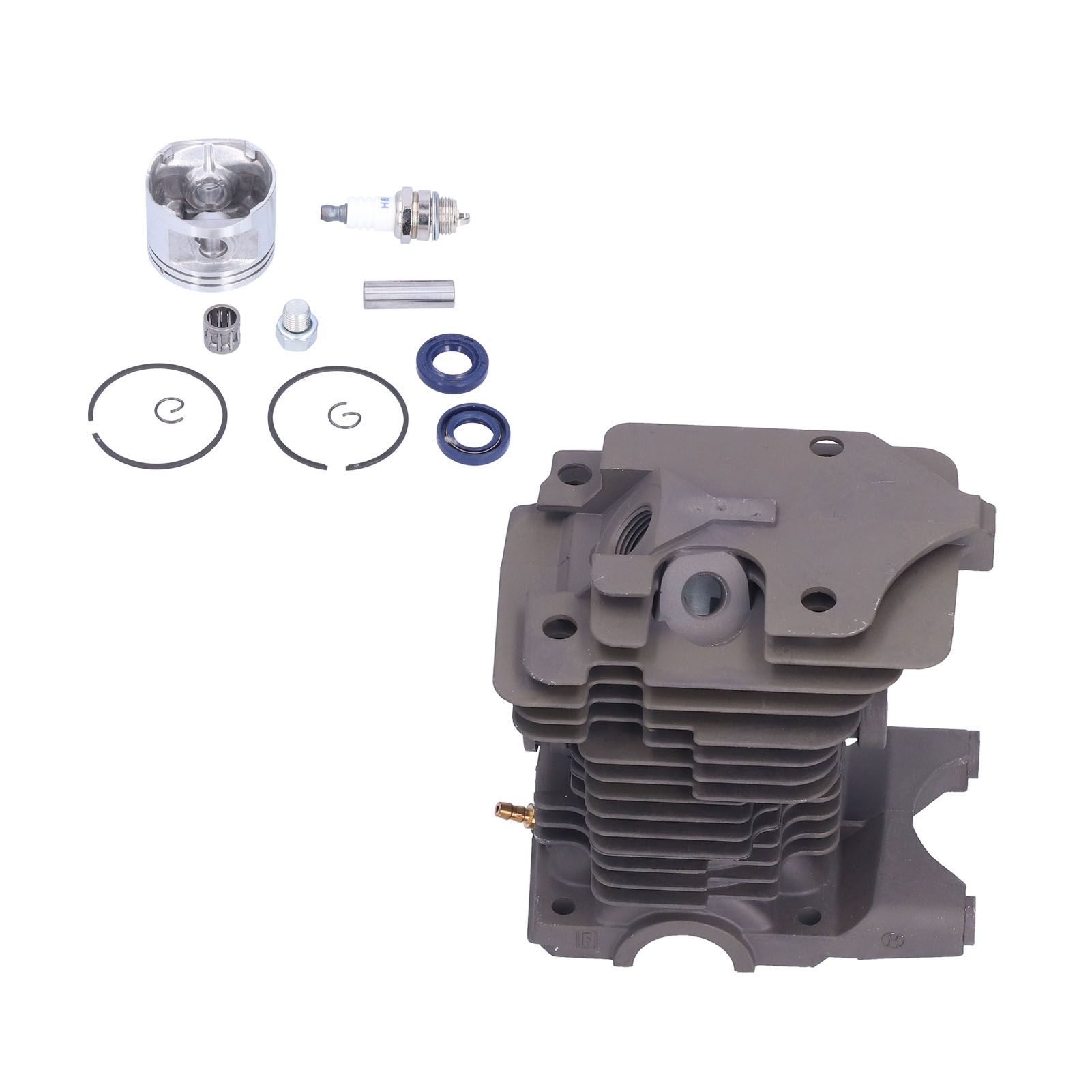 46mm Cylinder Piston Assembly Spark Plug Set 1133 020 1203 for Stihl MS270 view 6