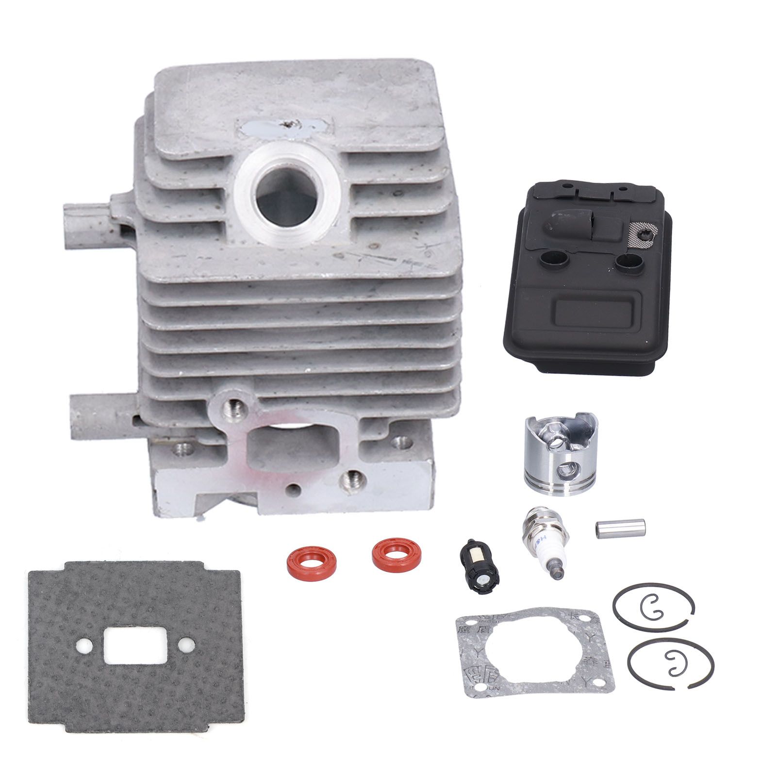 Cylinder Piston Exhaust Muffler Gasket Kit Fit for Stihl FS75 FS80 FS85 Brush — image 1