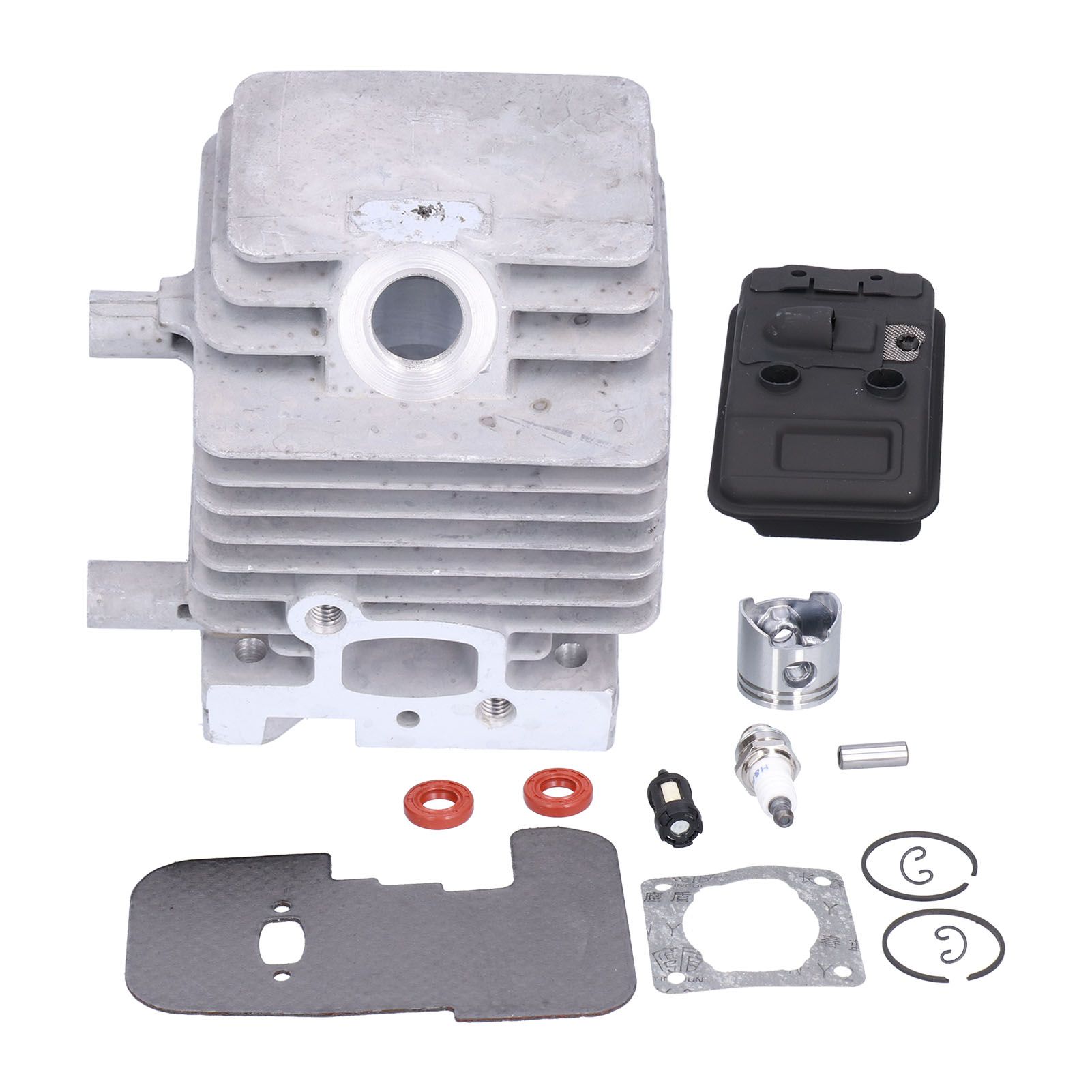 Cylinder Piston Exhaust Muffler Gasket Kit Fit for Stihl FS75 FS80 FS85 Brush view 5