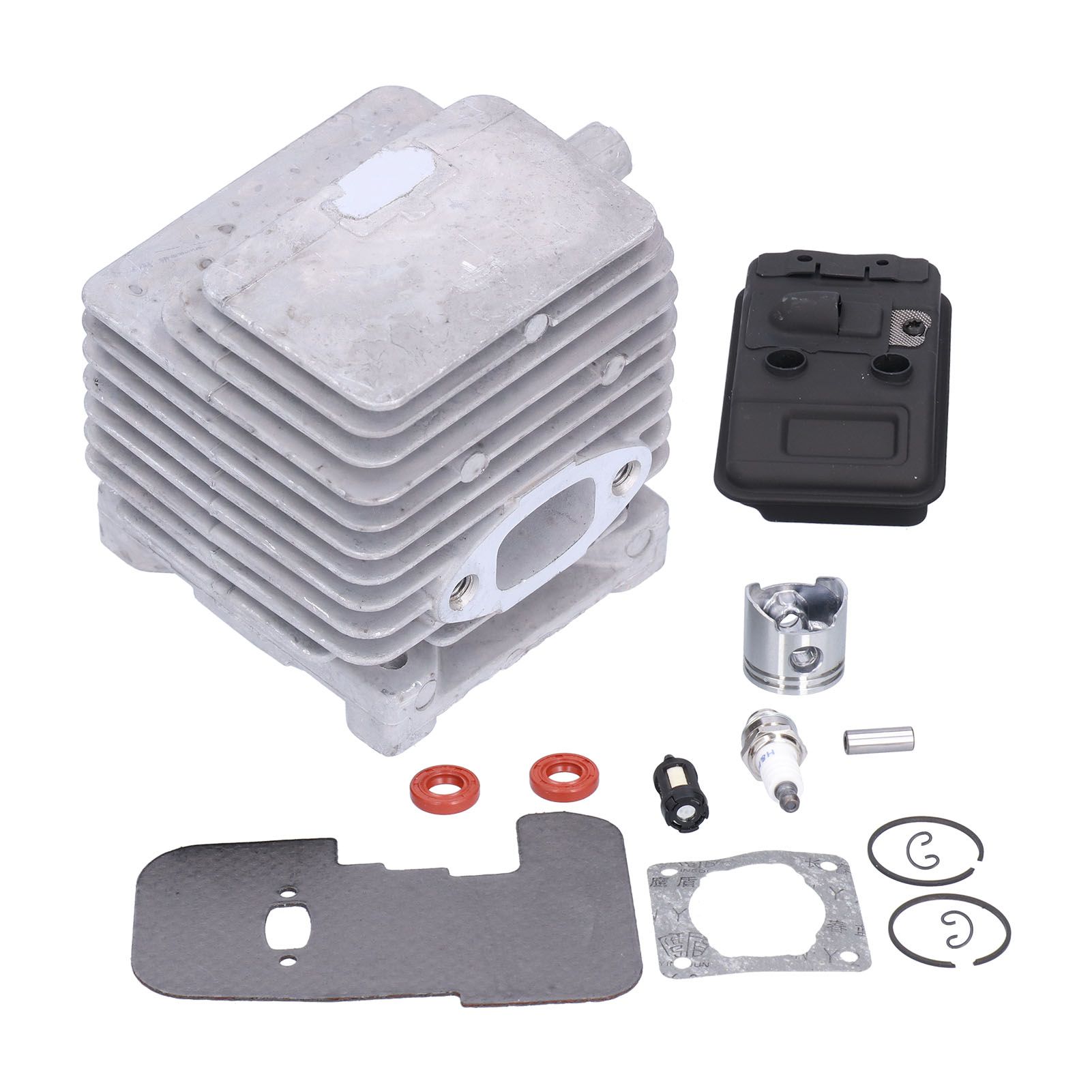 Cylinder Piston Exhaust Muffler Gasket Kit Fit for Stihl FS75 FS80 FS85 Brush view 6