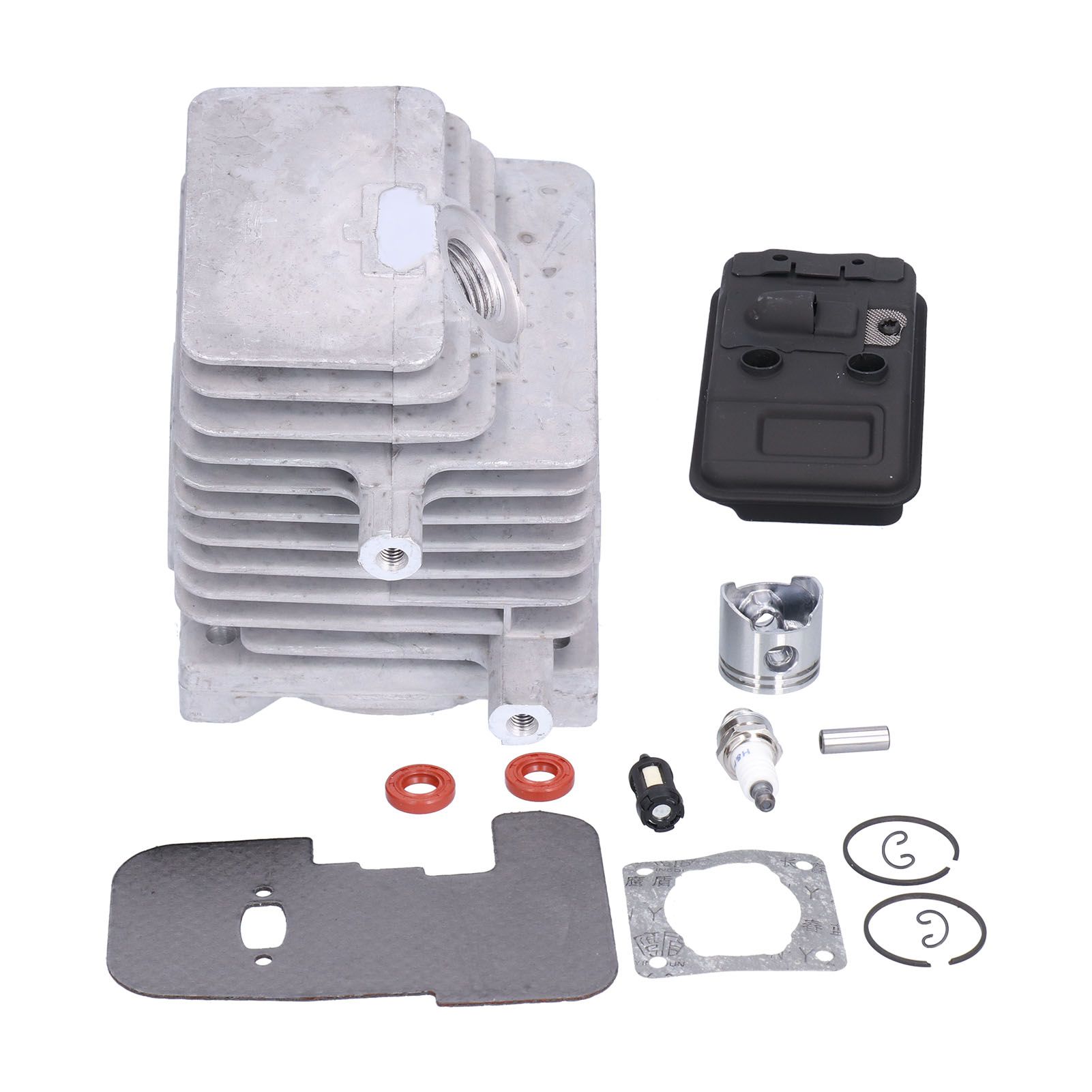 Cylinder Piston Exhaust Muffler Gasket Kit Fit for Stihl FS75 FS80 FS85 Brush view 7