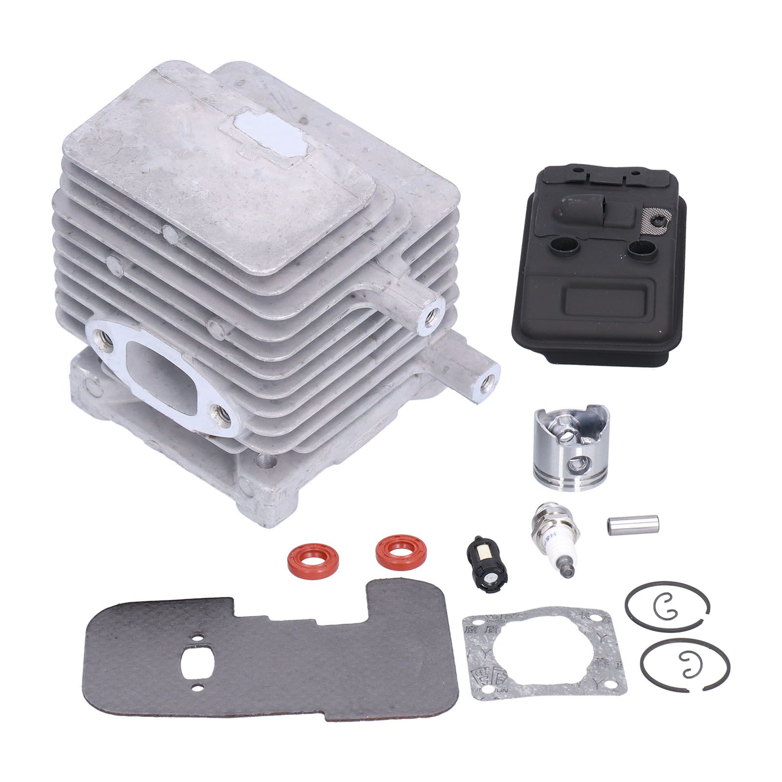 Cylinder Piston Exhaust Muffler Gasket Kit Fit for Stihl FS75 FS80 FS85 Brush view 8