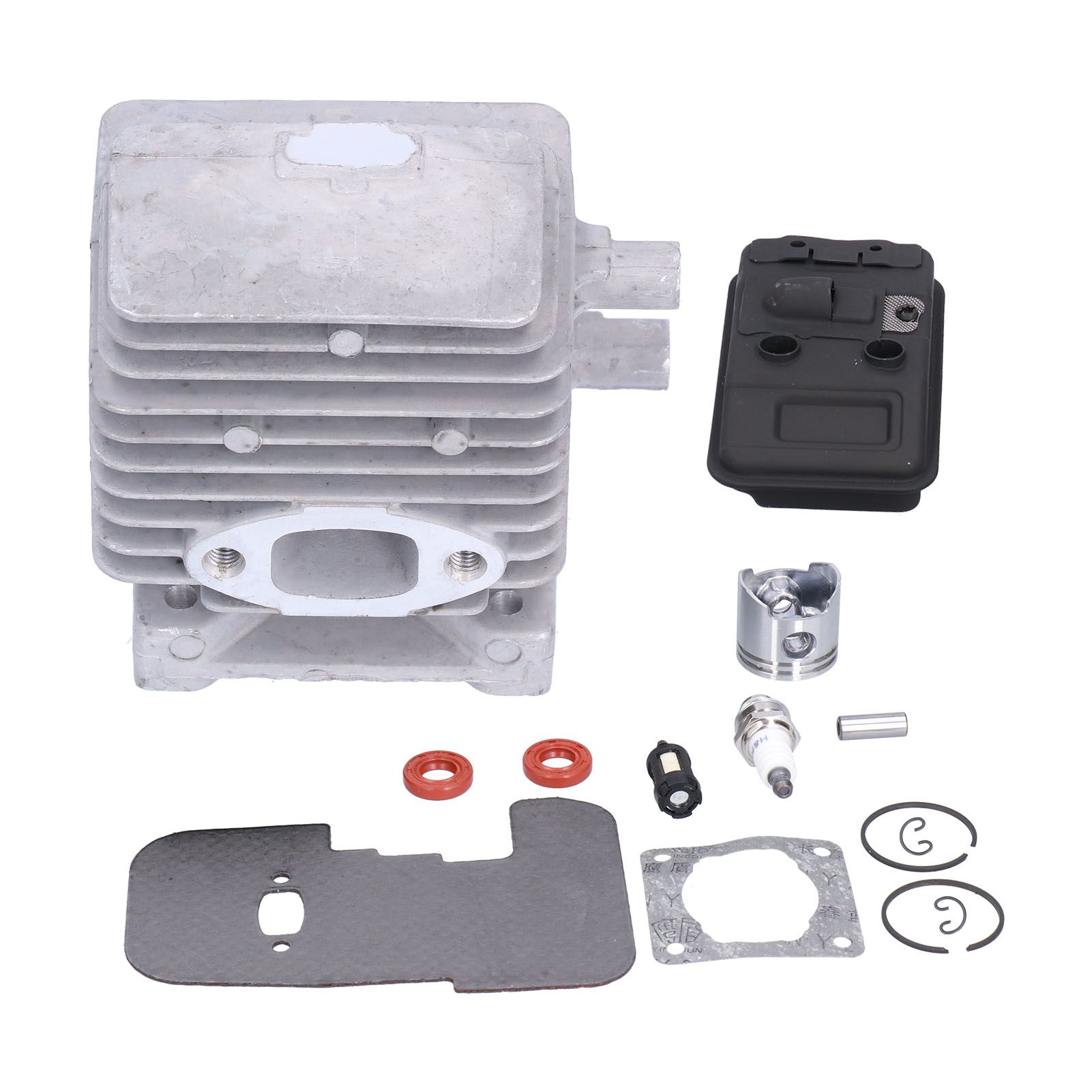 Cylinder Piston Exhaust Muffler Gasket Kit Fit for Stihl FS75 FS80 FS85 Brush view 9