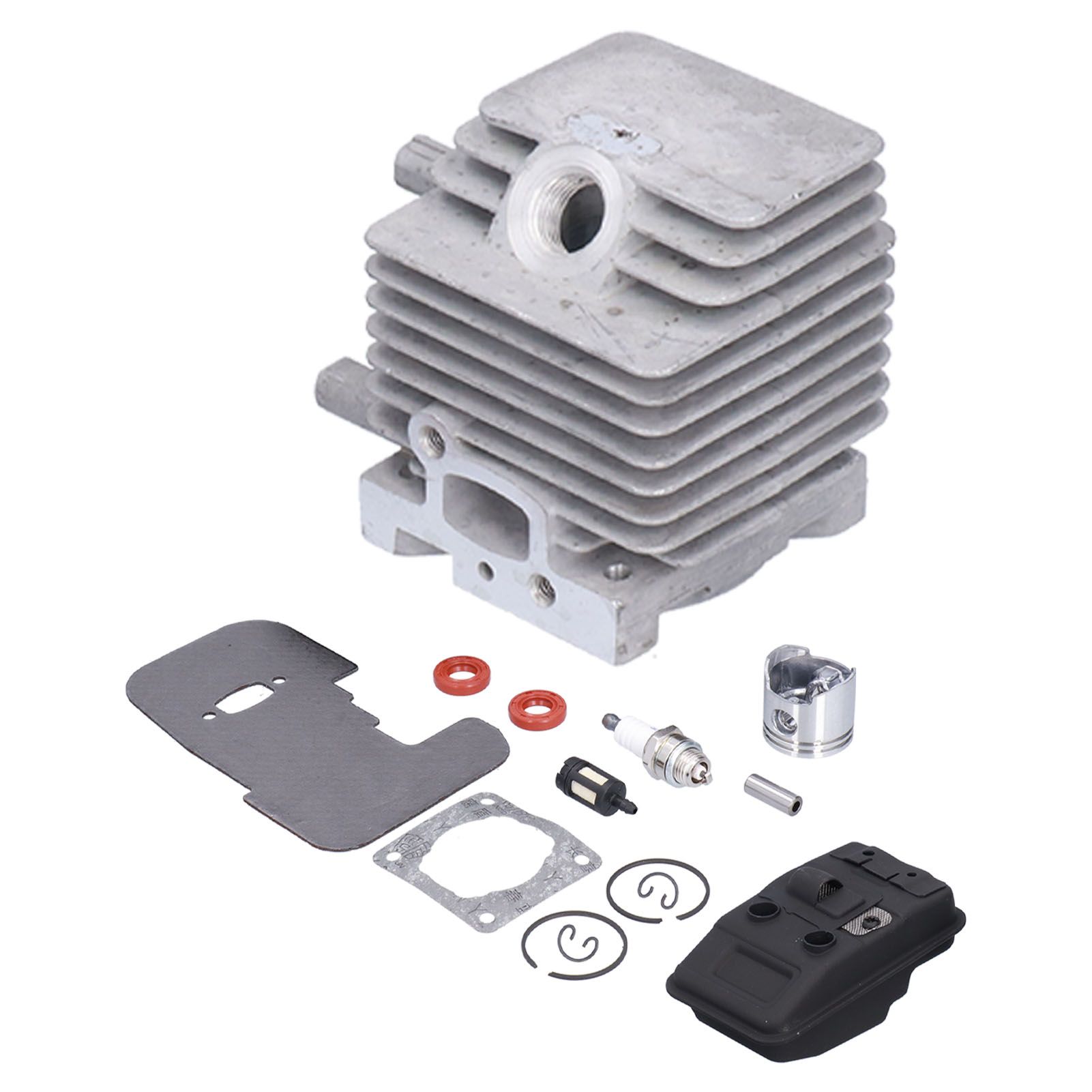 Cylinder Piston Exhaust Muffler Gasket Kit Fit for Stihl FS75 FS80 FS85 Brush view 10