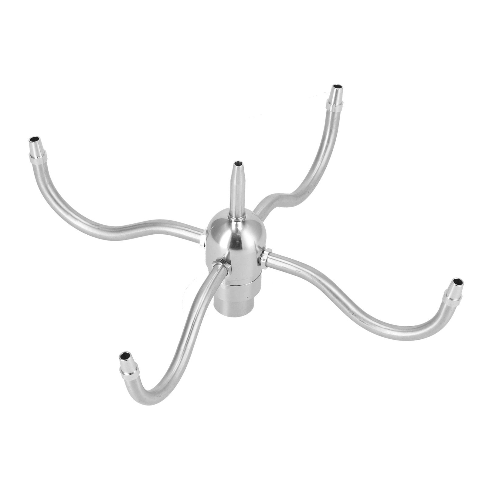 DN25 G1 Female Thread Waterscape Rotating Nozzle Stainless Steel 4 Arm view 3
