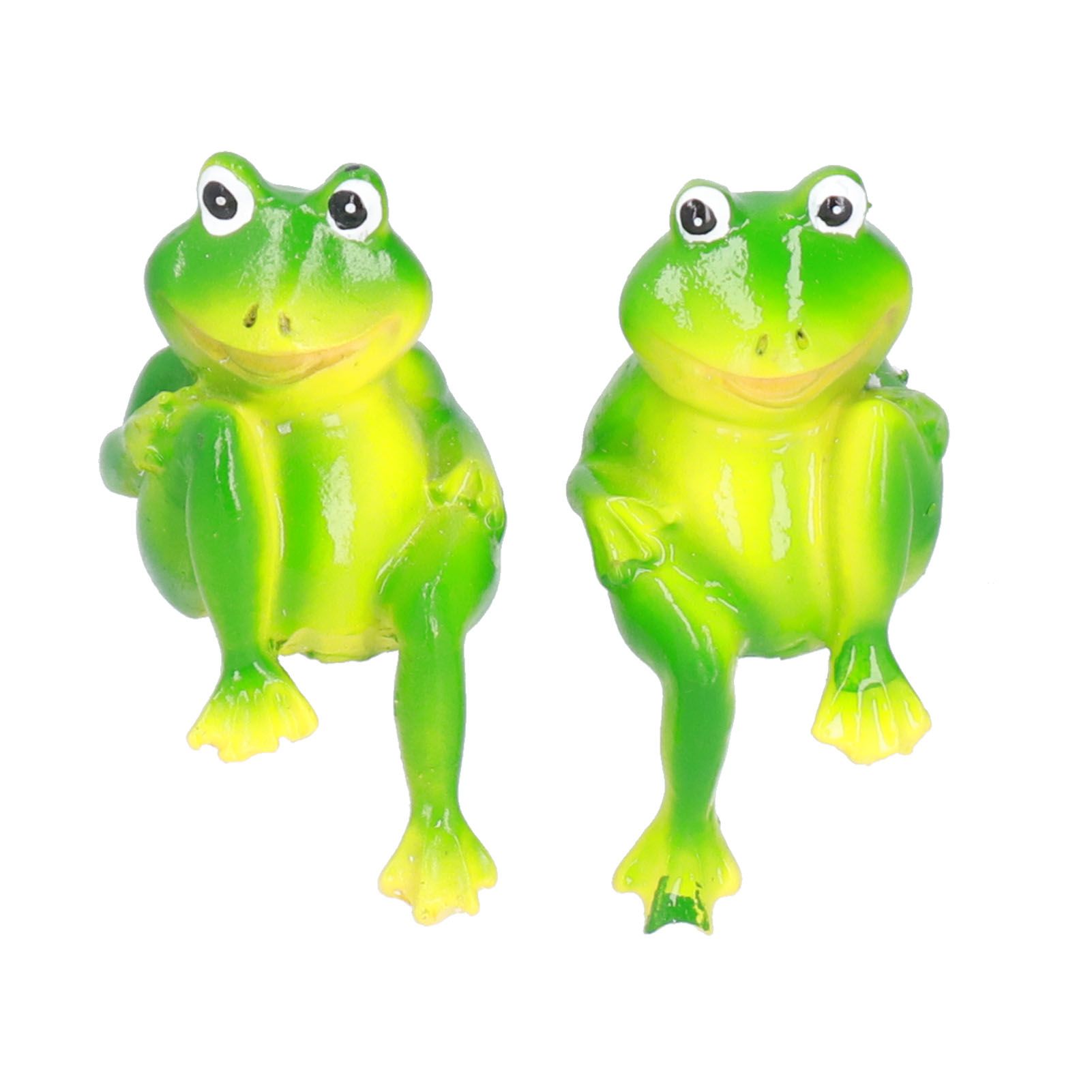 Frog Decor Hand Made Resin Micro Landscape Durable Fadeless Gift Frog Garden — image 1