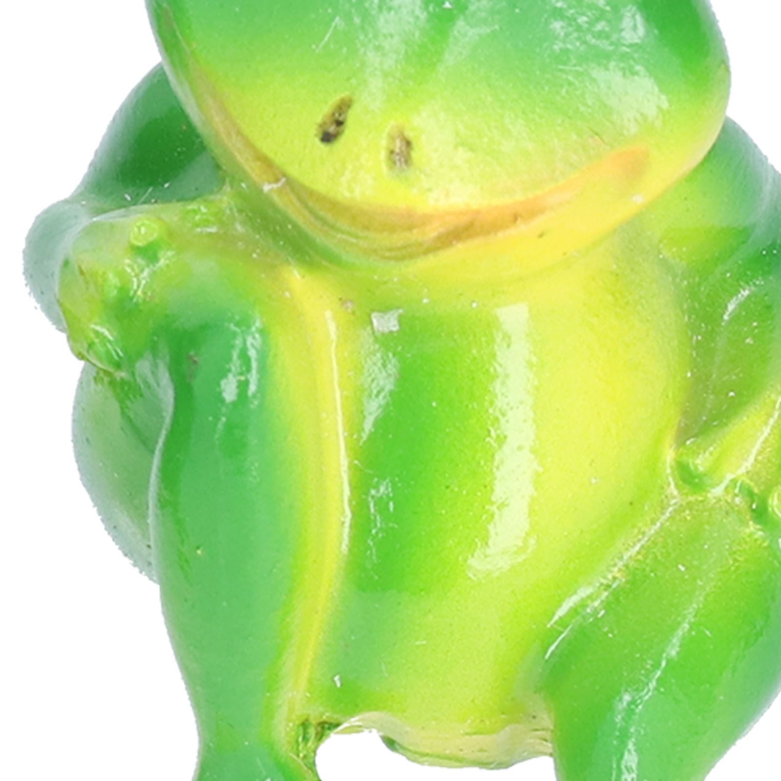 Frog Decor Hand Made Resin Micro Landscape Durable Fadeless Gift Frog Garden view 14