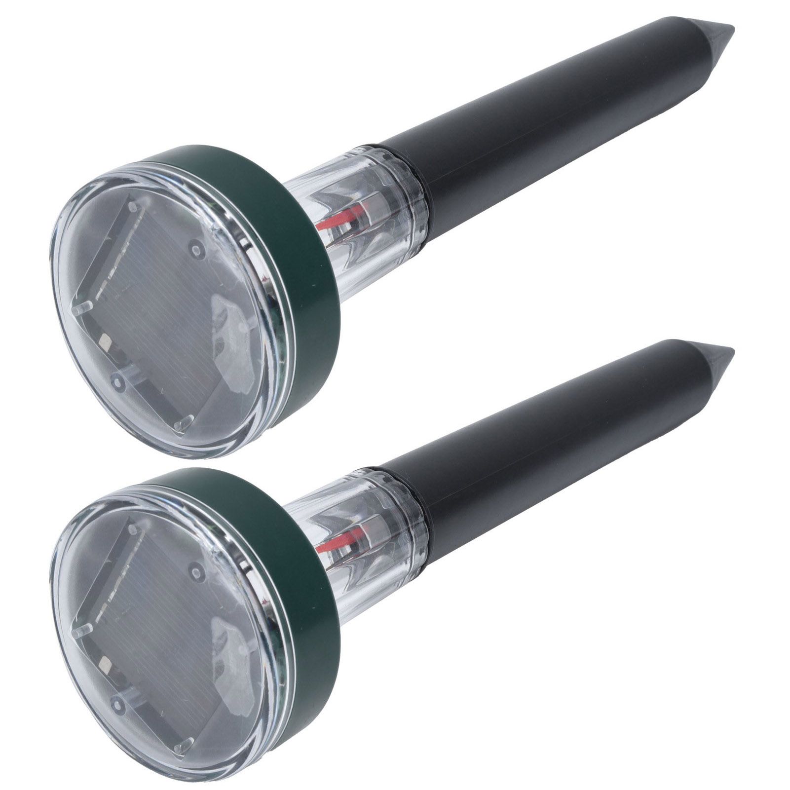 2PCS LED Mouse Expeller Ultrasonic Solar Snake Repeller Ground Insertion Light view 5
