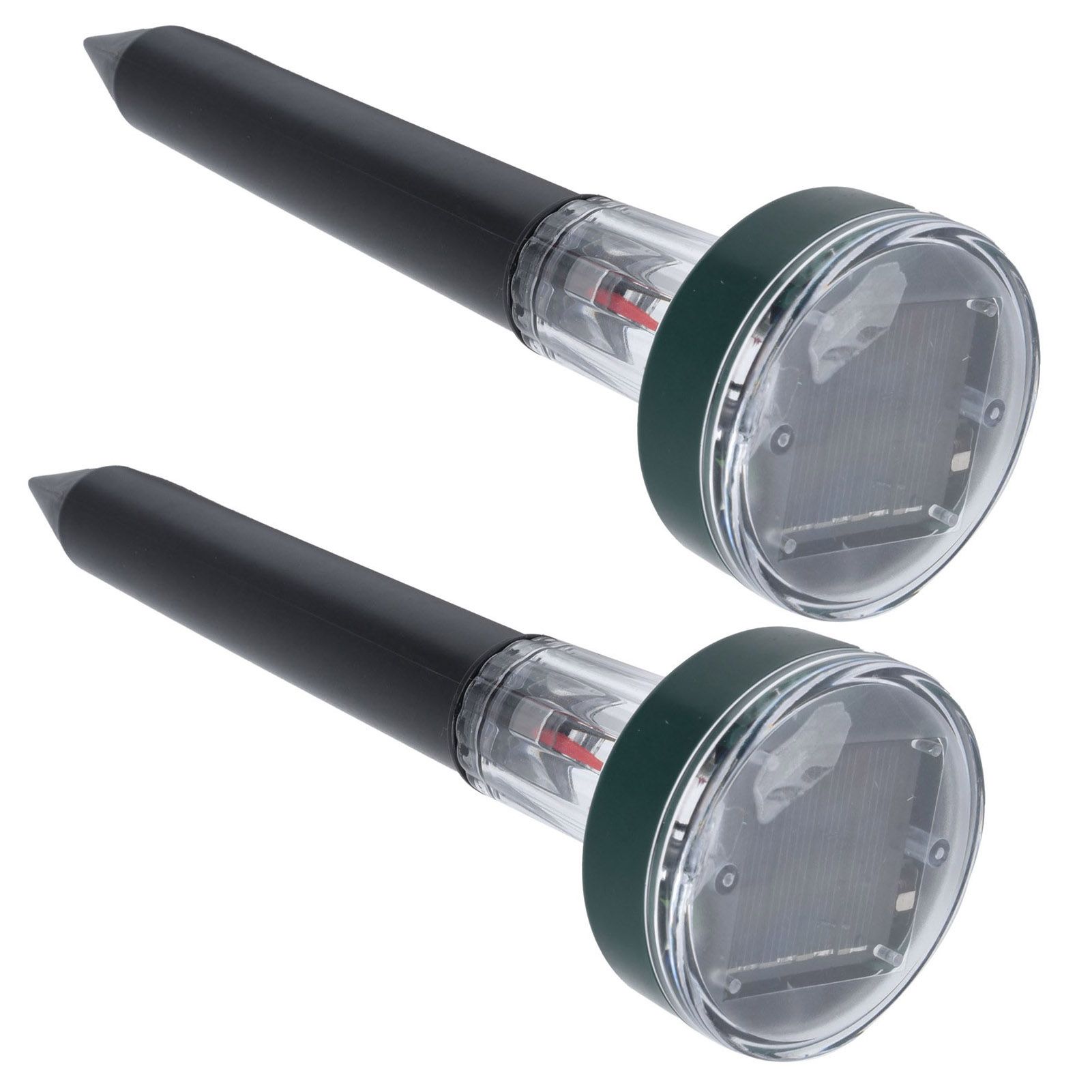 2PCS LED Mouse Expeller Ultrasonic Solar Snake Repeller Ground Insertion Light view 8
