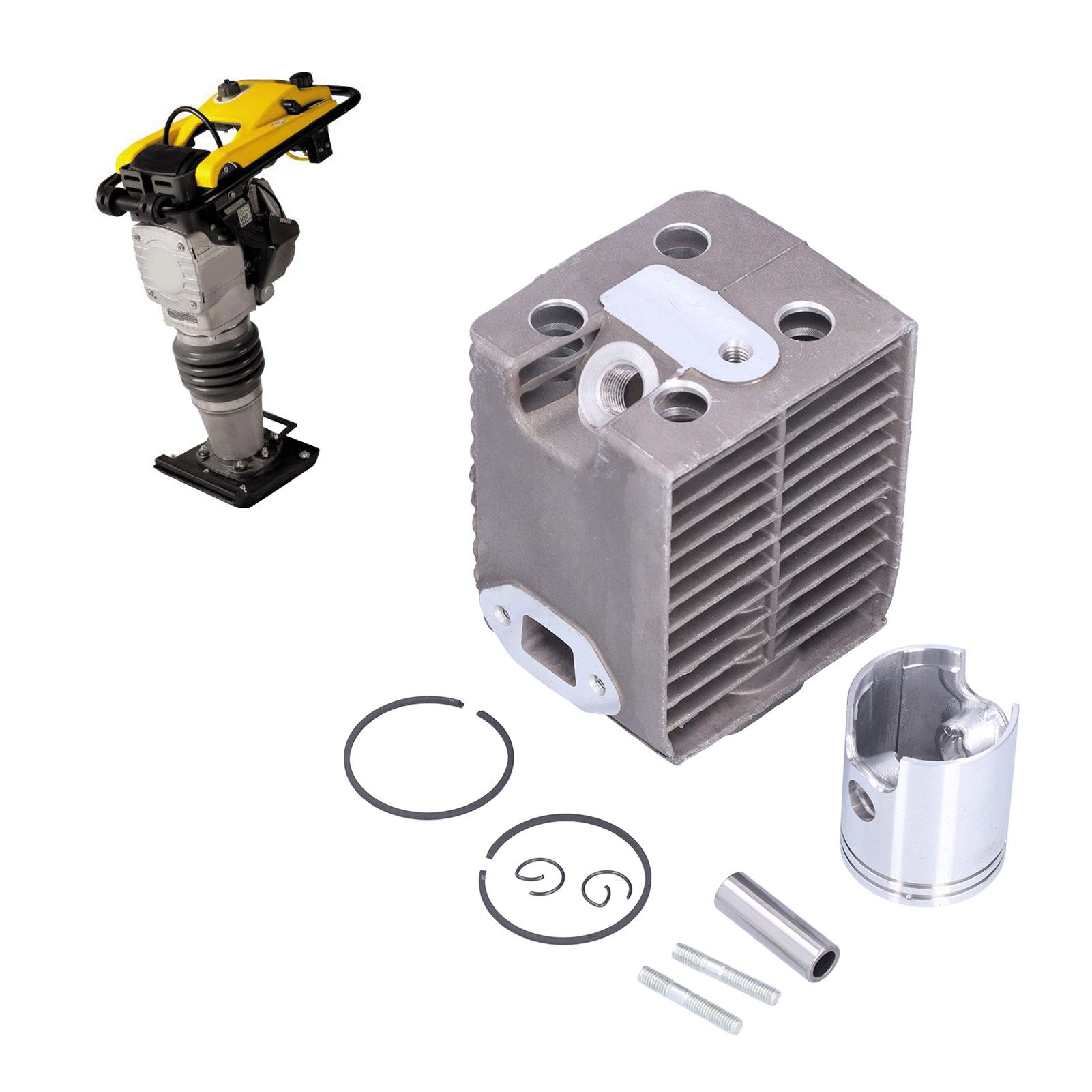 45mm Cylinder Piston and Rings Kit 99336 Replacement for Wacker WM80 Rammer Tamper view 12