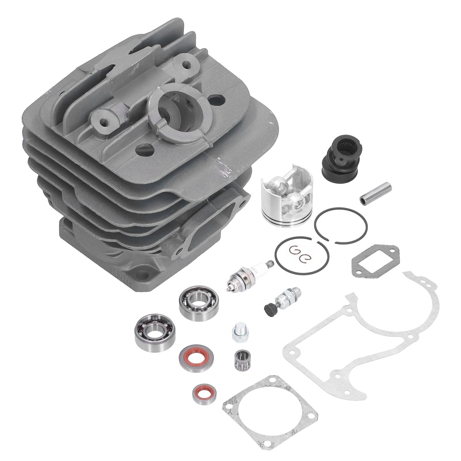 48mm Chainsaw Cylinder Piston Intake Manifold Gasket Kit Replacement 1125 020 view 4