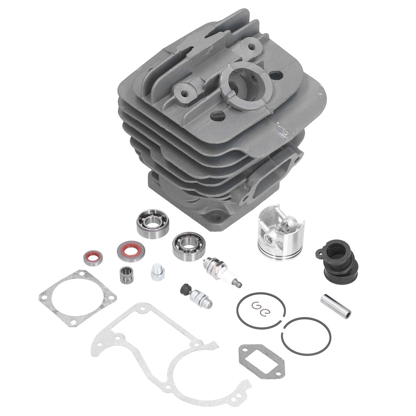 48mm Chainsaw Cylinder Piston Intake Manifold Gasket Kit Replacement 1125 020 view 5