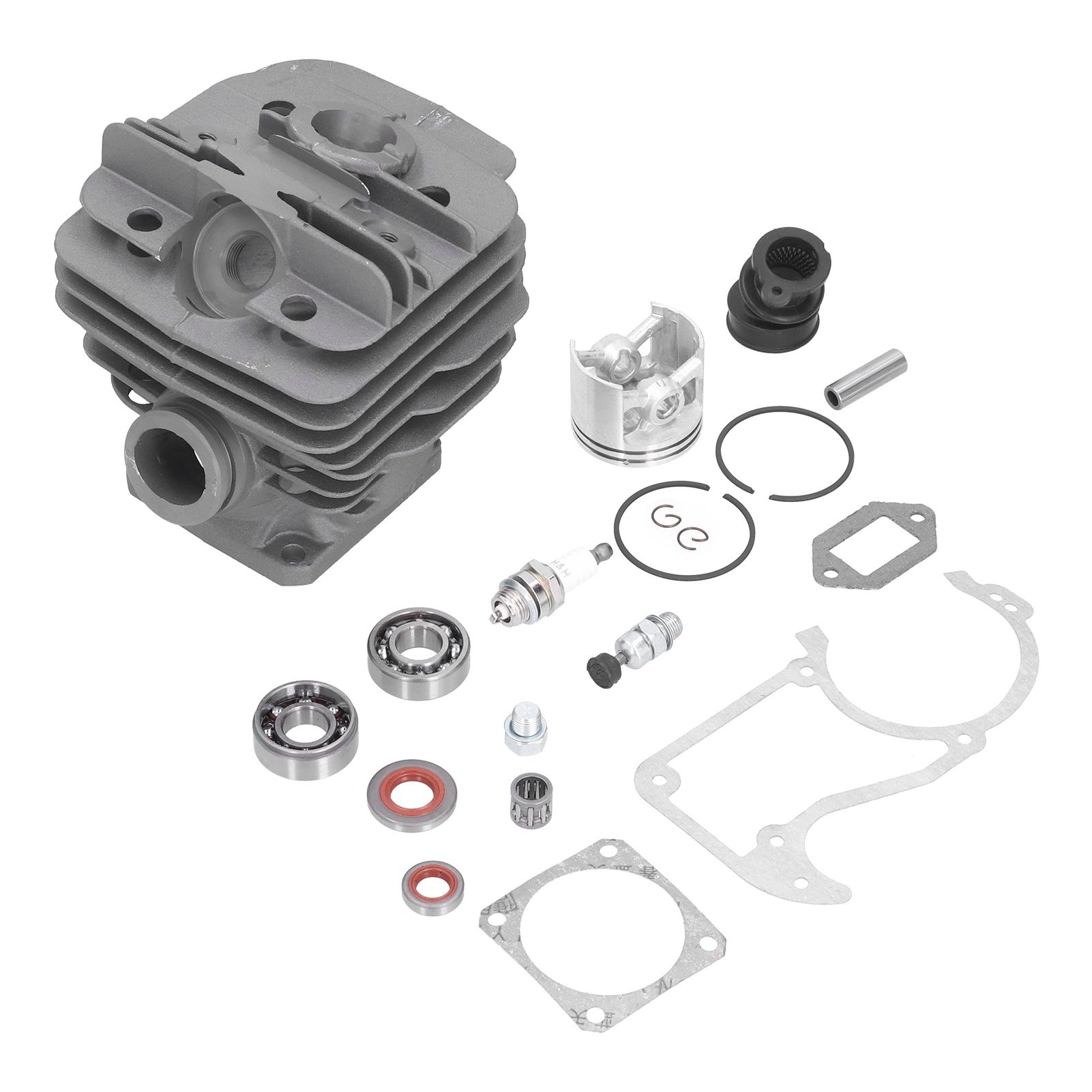 48mm Chainsaw Cylinder Piston Intake Manifold Gasket Kit Replacement 1125 020 view 6