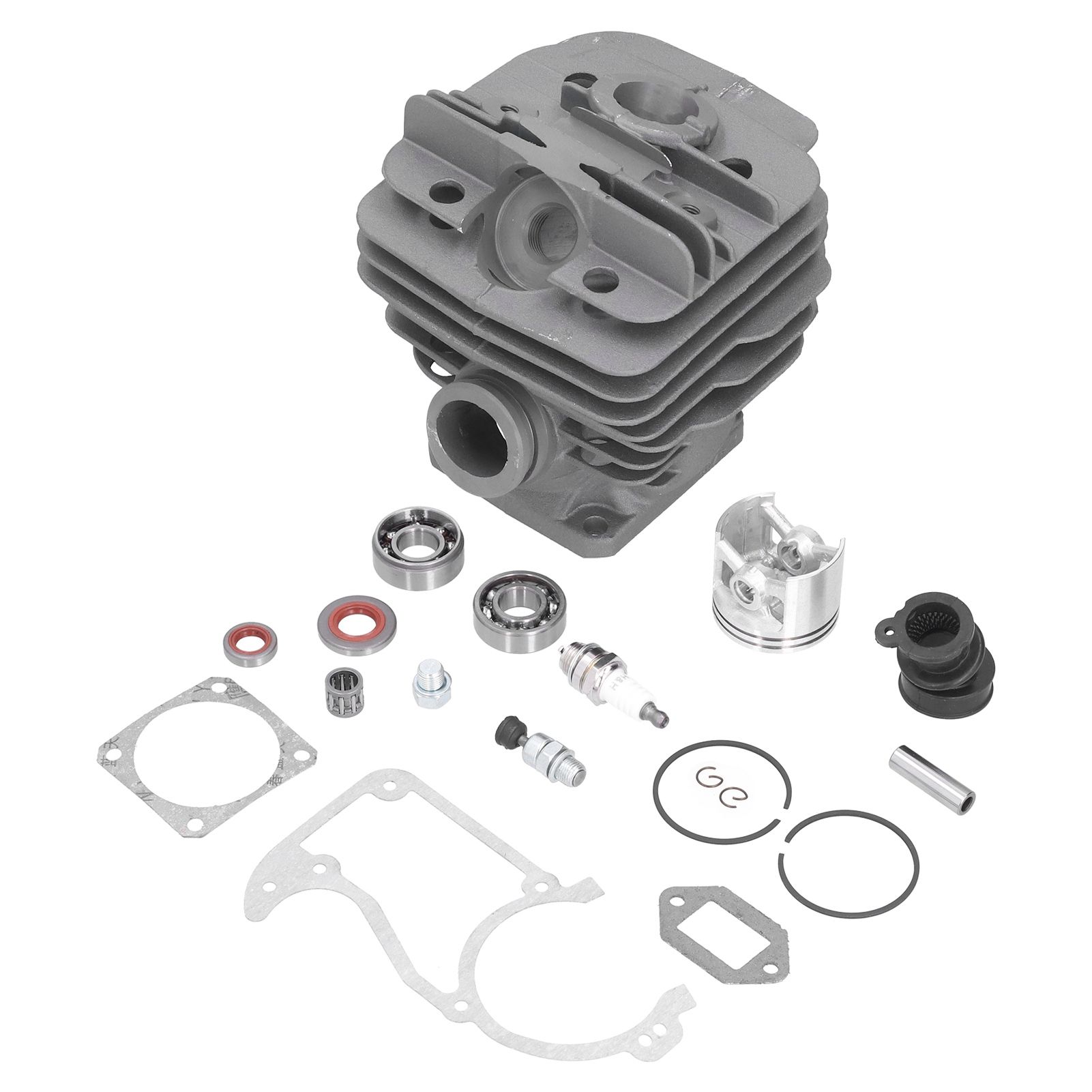 48mm Chainsaw Cylinder Piston Intake Manifold Gasket Kit Replacement 1125 020 view 7