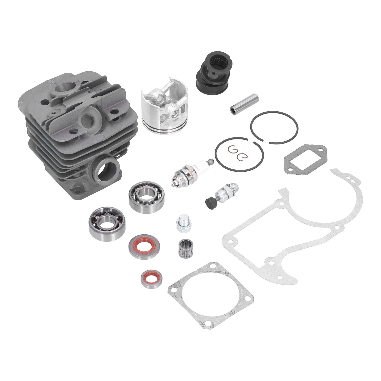 48mm Chainsaw Cylinder Piston Intake Manifold Gasket Kit Replacement 1125 020 view 8
