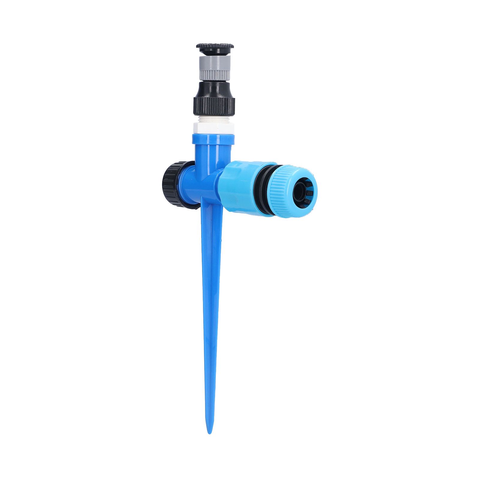 Lawn Sprinkler 1/2 in 360° Rotatable Adjustable Irrigation Sprayer with Ground view 3