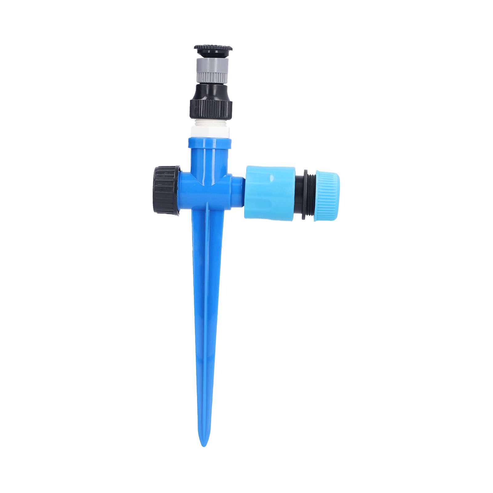 Lawn Sprinkler 1/2 in 360° Rotatable Adjustable Irrigation Sprayer with Ground view 4