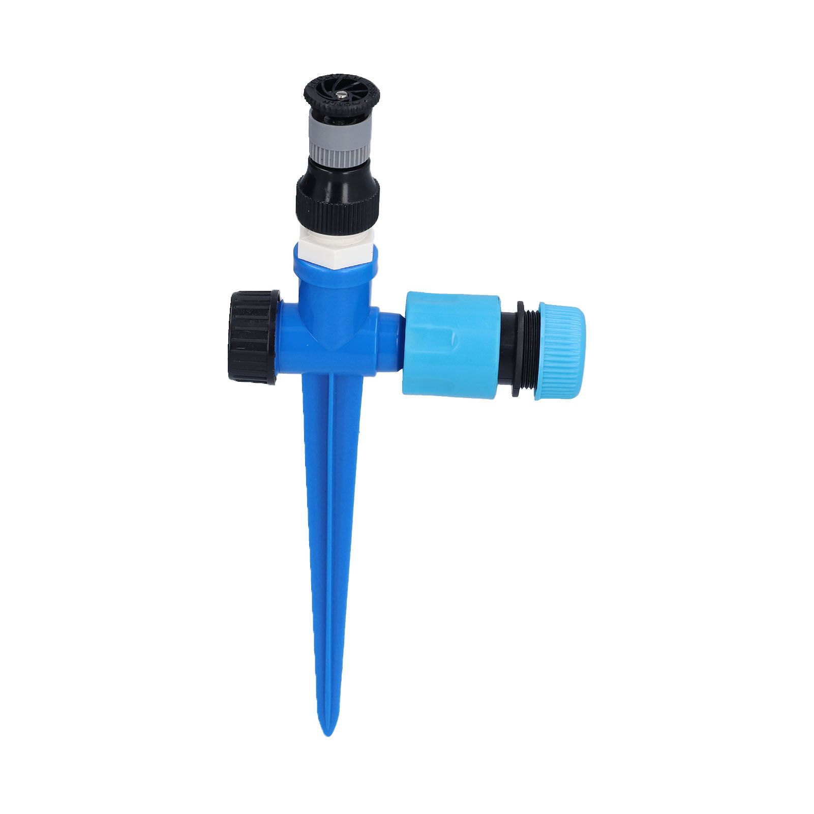 Lawn Sprinkler 1/2 in 360° Rotatable Adjustable Irrigation Sprayer with Ground view 5