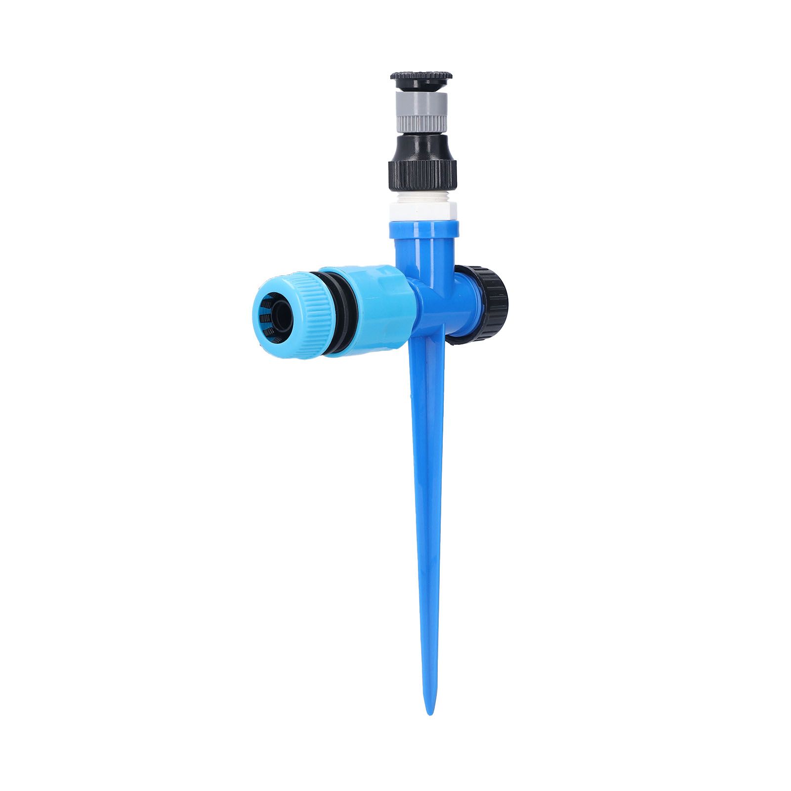 Lawn Sprinkler 1/2 in 360° Rotatable Adjustable Irrigation Sprayer with Ground view 6
