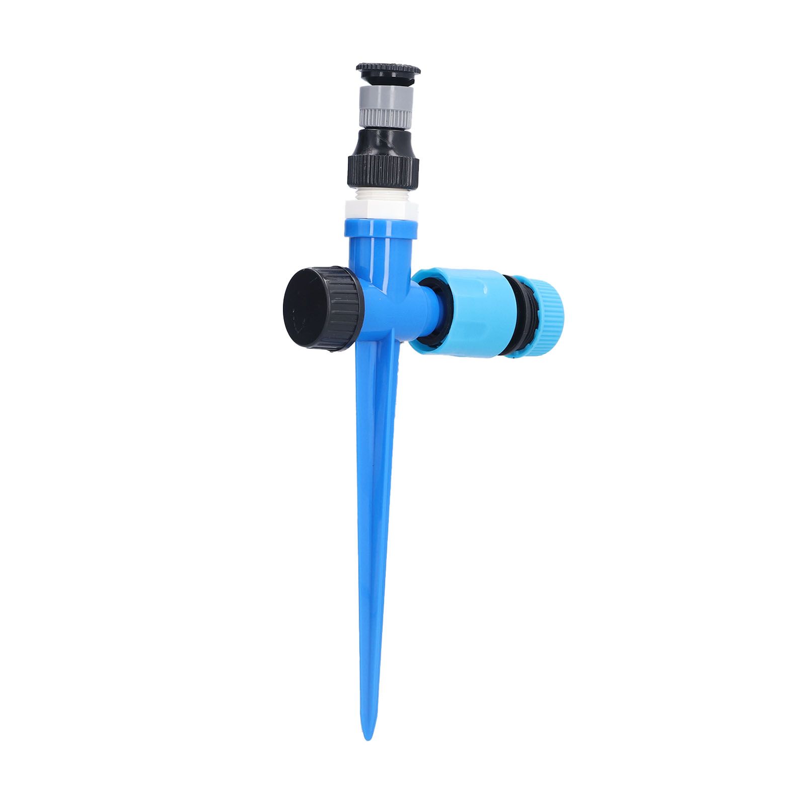 Lawn Sprinkler 1/2 in 360° Rotatable Adjustable Irrigation Sprayer with Ground view 7