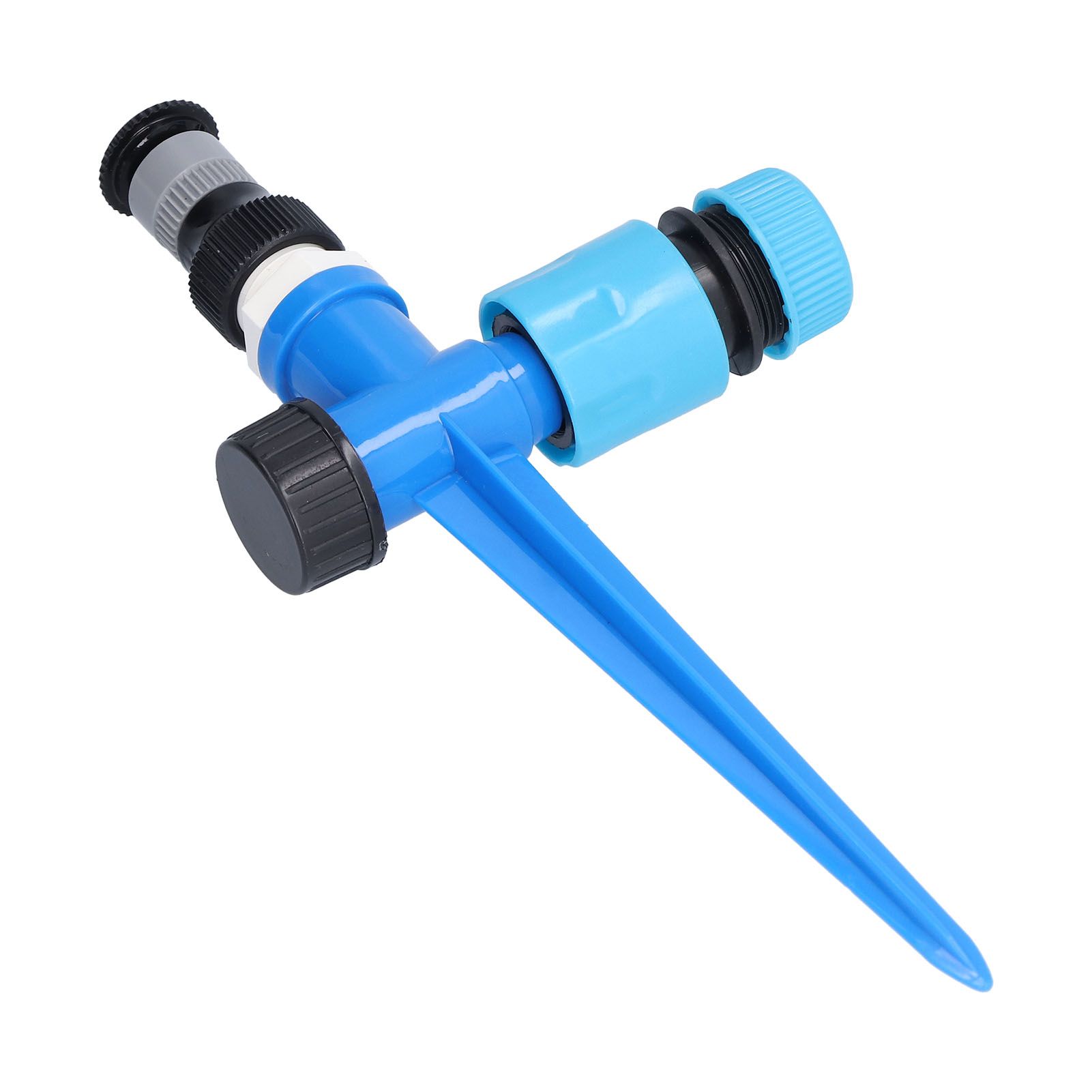 Lawn Sprinkler 1/2 in 360° Rotatable Adjustable Irrigation Sprayer with Ground view 9