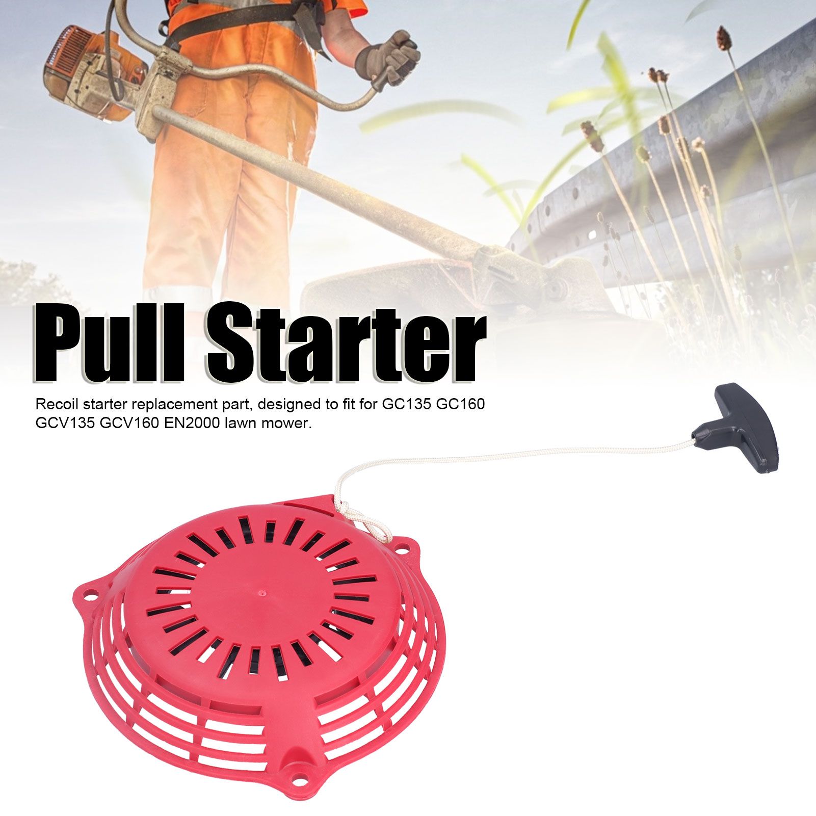 Lawn Mower Recoil Starter Replacement Fit for GC135 GC160 GCV135 GCV160 EN2000 view 13