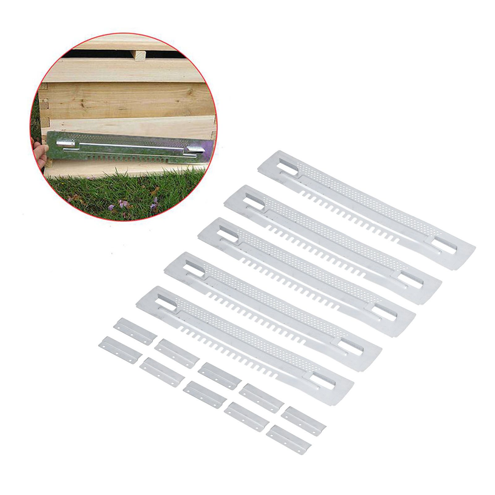 Beehive Travel Gate Galvanized Iron Nontoxic Detachable Escapeproof Hives view 11