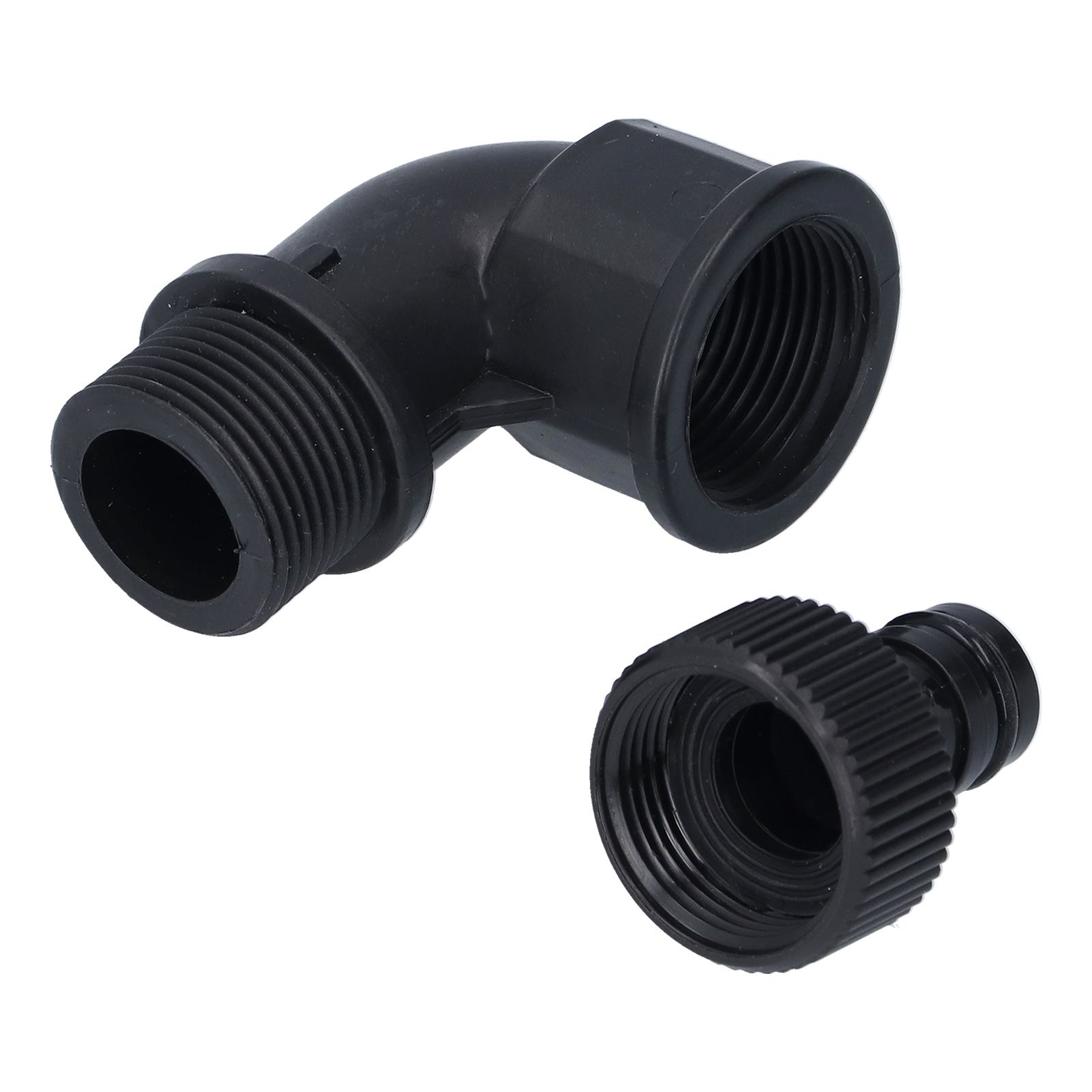 2Set Elbow Connector Durable Adaptable Hose Adapter with Nipple Connector for view 5