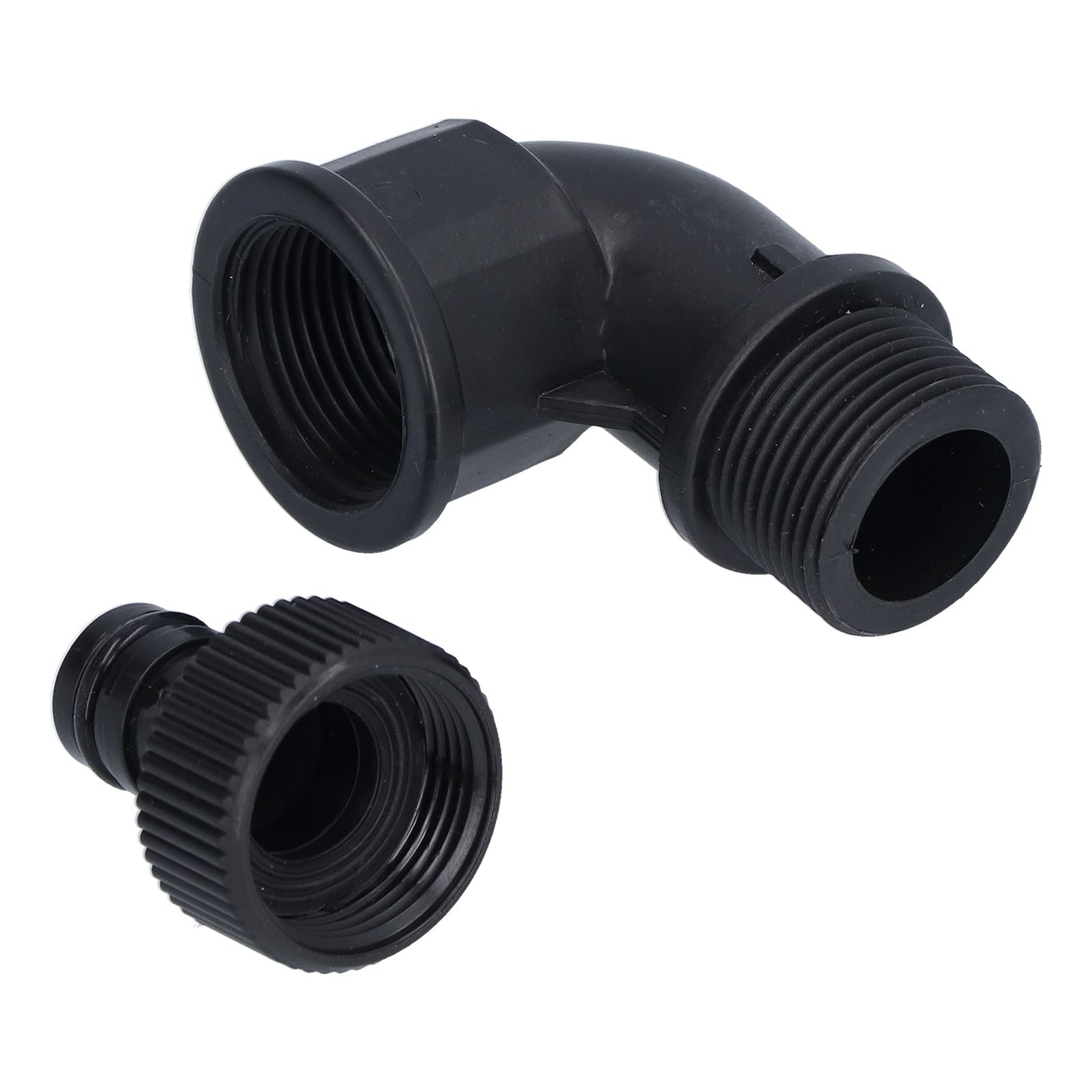 2Set Elbow Connector Durable Adaptable Hose Adapter with Nipple Connector for view 6