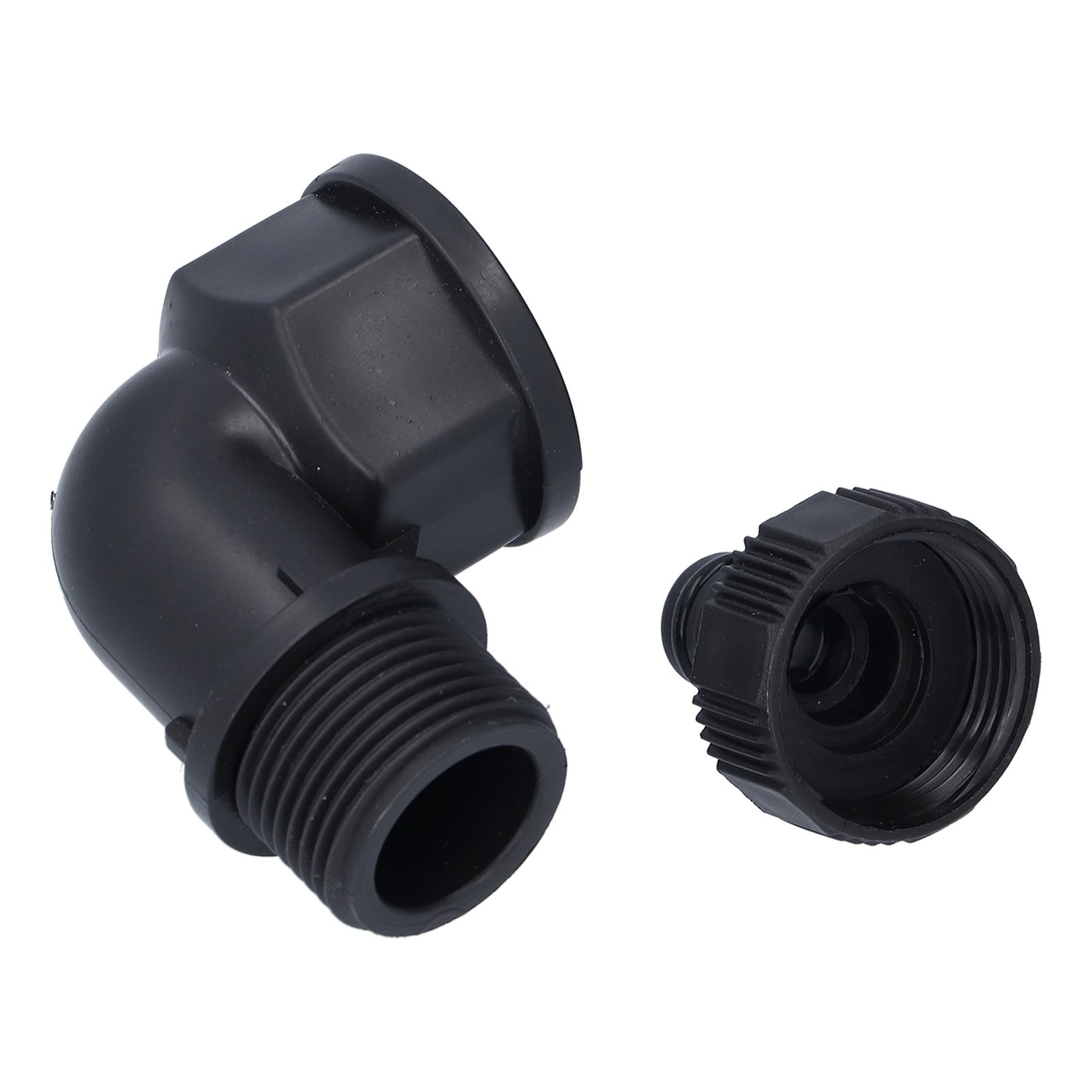 2Set Elbow Connector Durable Adaptable Hose Adapter with Nipple Connector for view 5