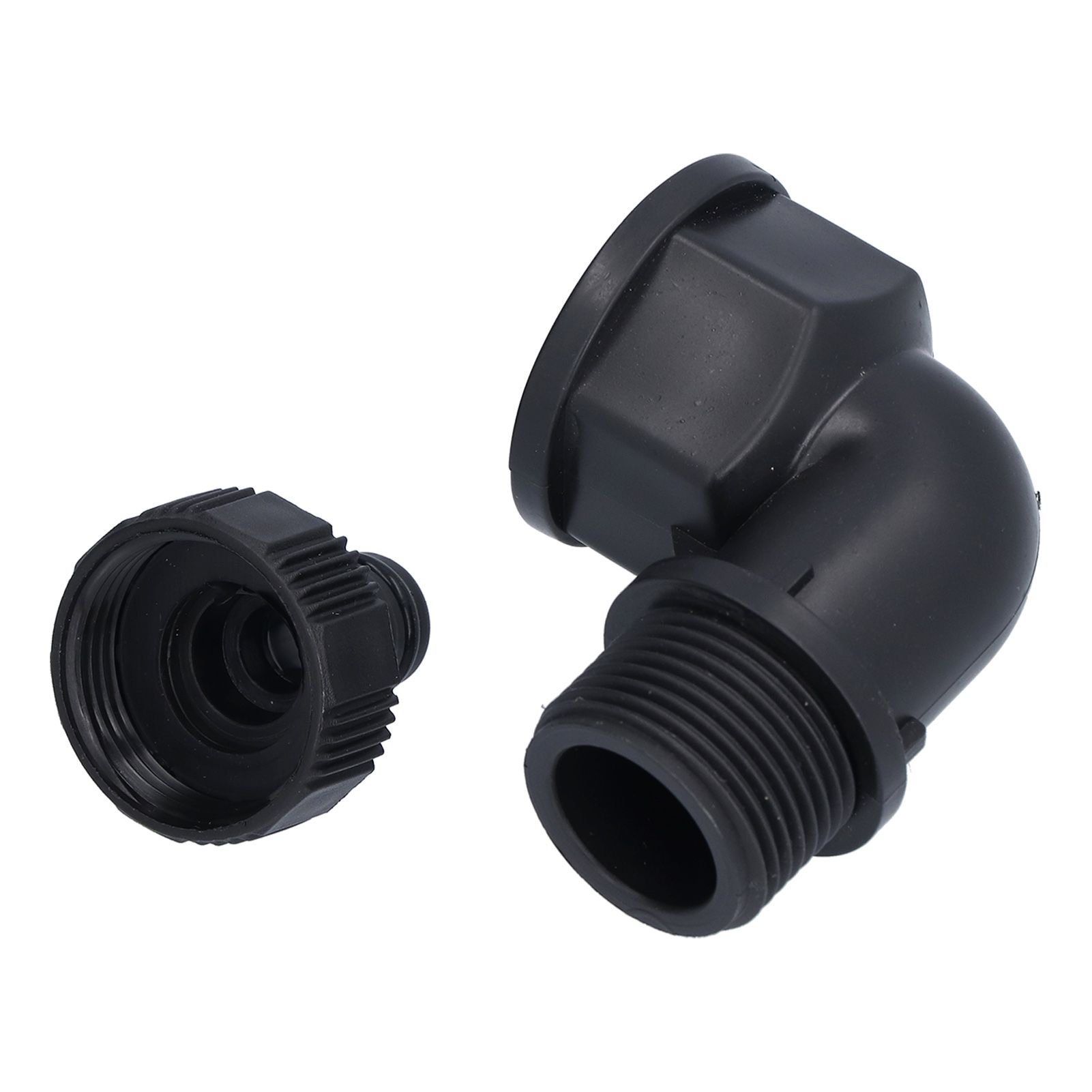 2Set Elbow Connector Durable Adaptable Hose Adapter with Nipple Connector for view 6