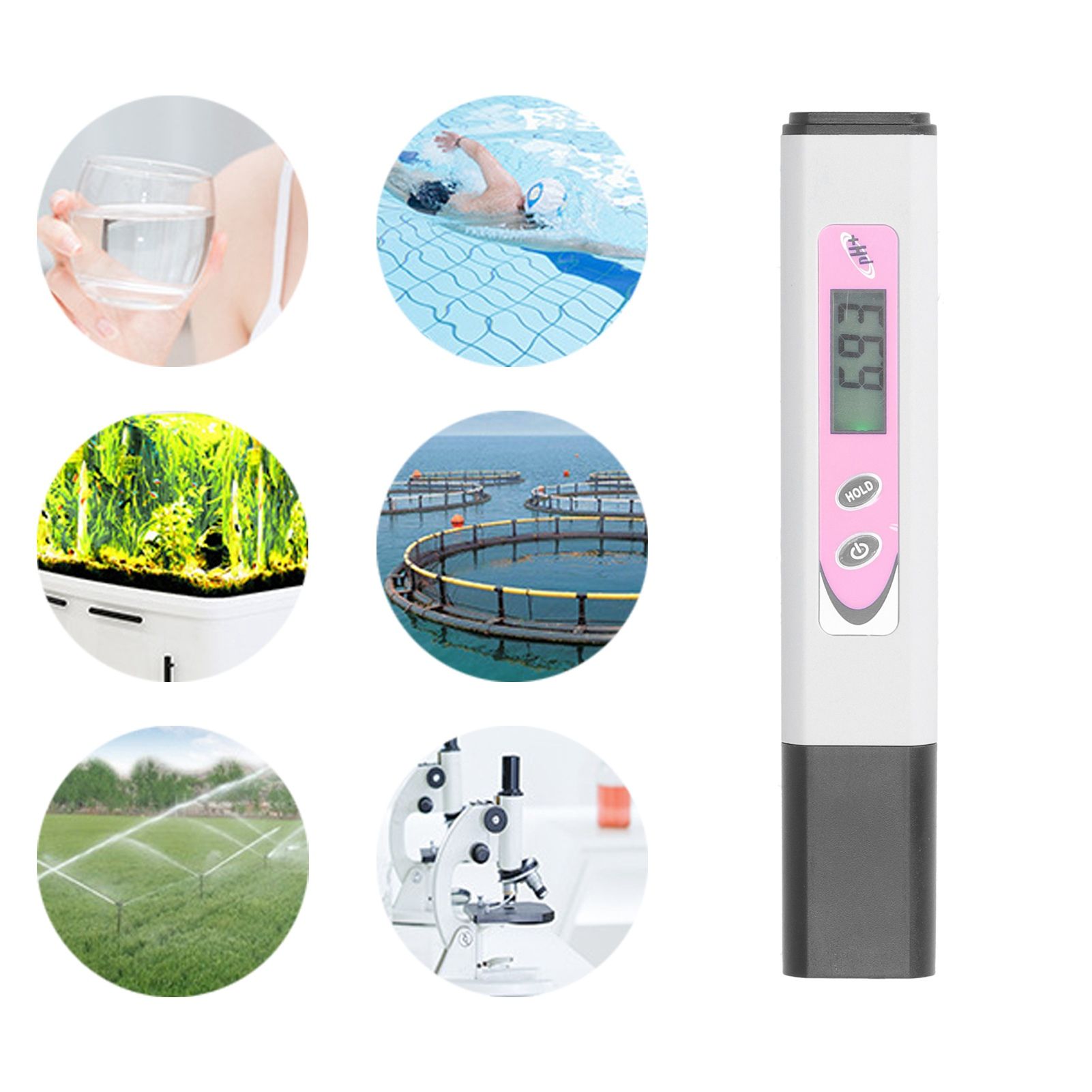 Portable PH Meter Aquarium Detection Pen with Automatic Temperature view 11