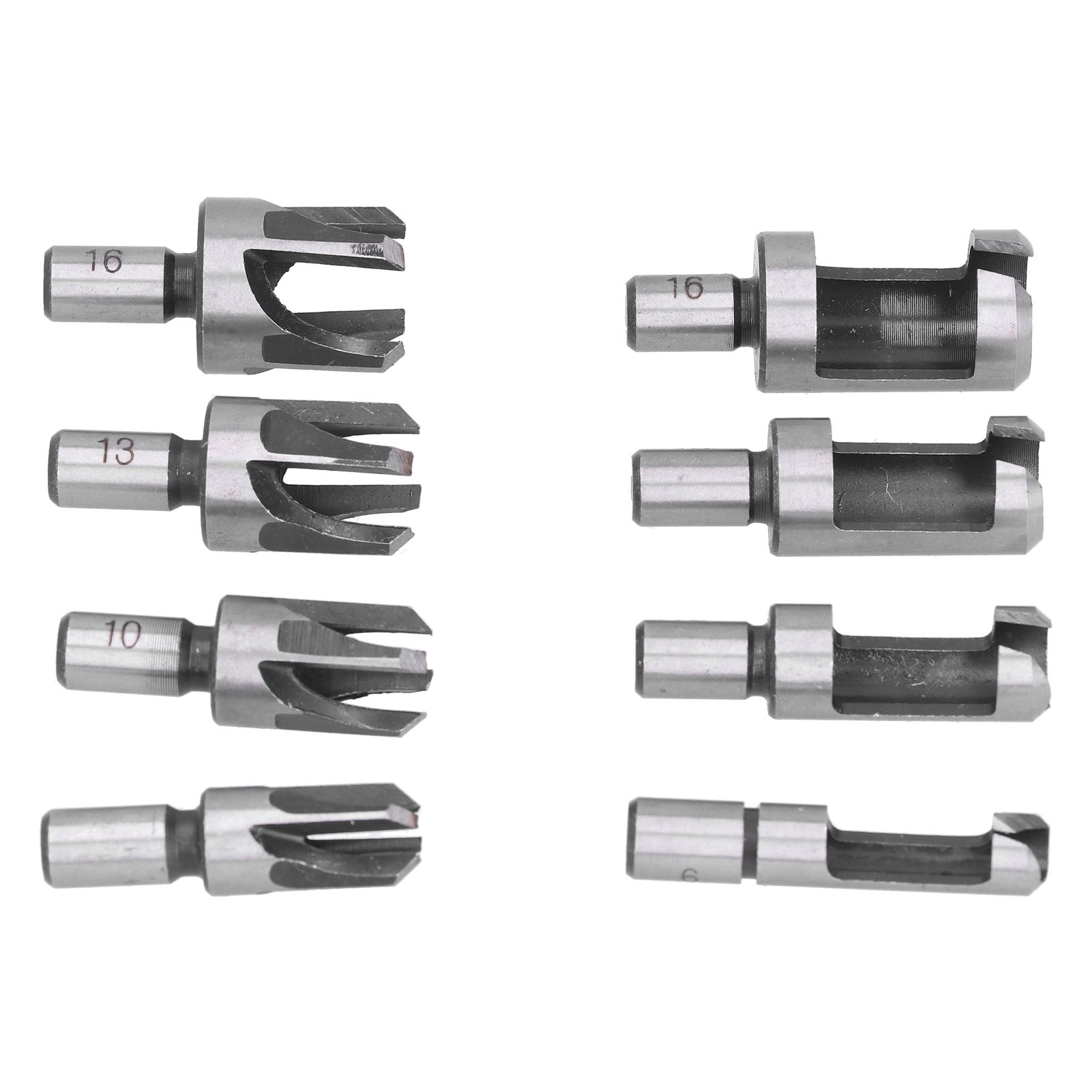 8Pcs Wood Plug Drill Bit Cutter Carbon Steel Industrial Barrel Claw Type view 5