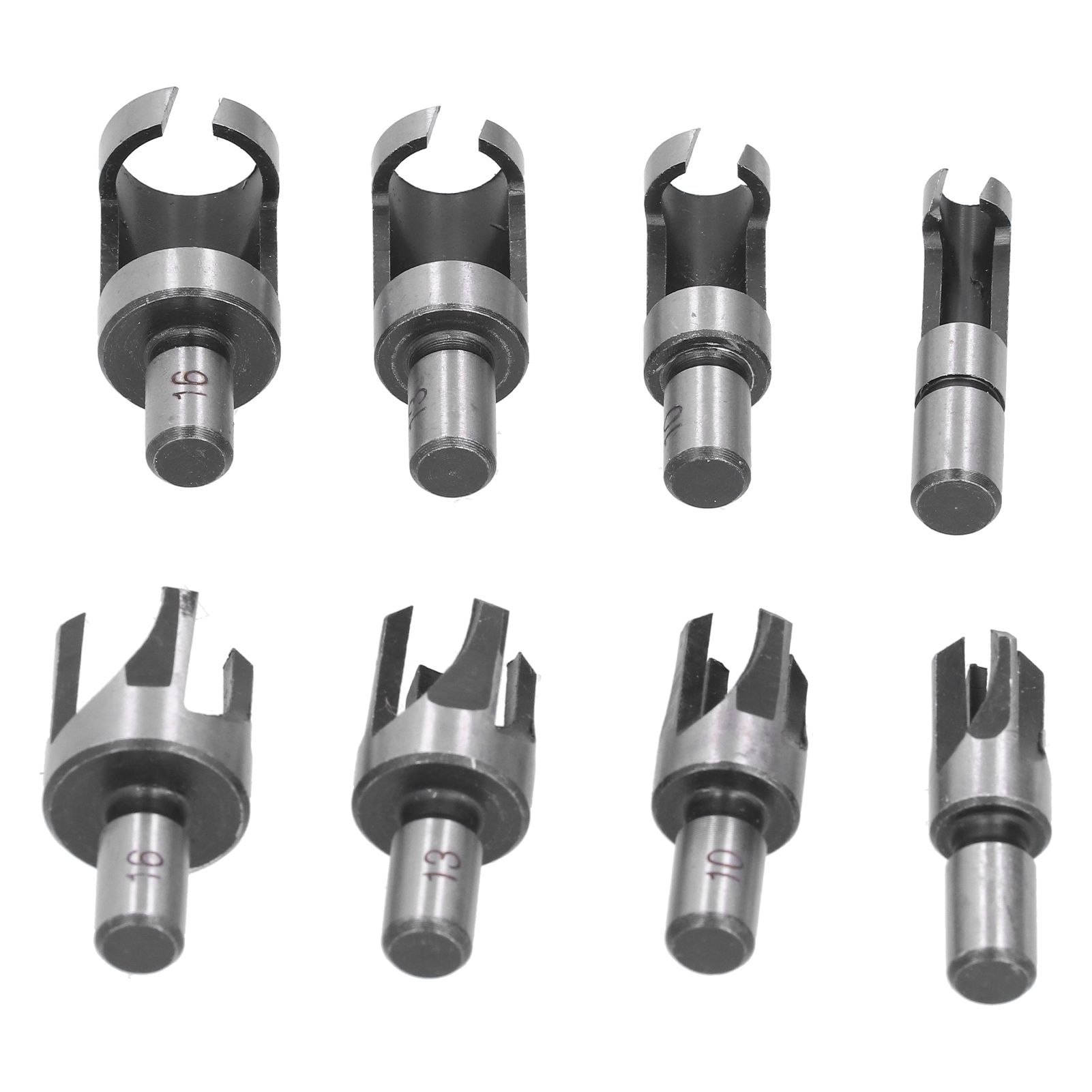 8Pcs Wood Plug Drill Bit Cutter Carbon Steel Industrial Barrel Claw Type view 7