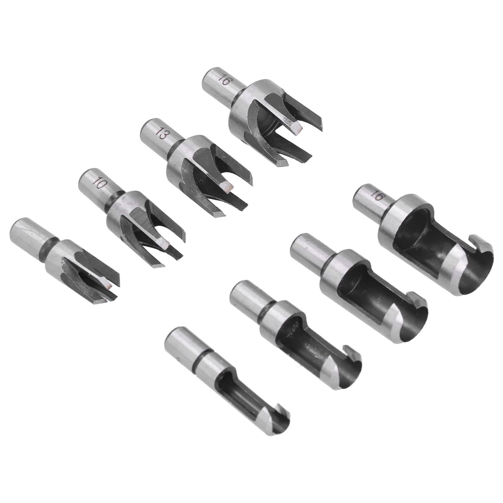 8Pcs Wood Plug Drill Bit Cutter Carbon Steel Industrial Barrel Claw Type view 10