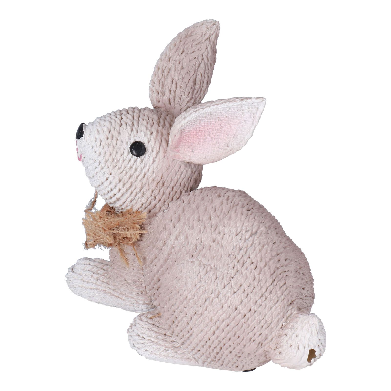 Rabbit Sculpture Simulation Resin Rabbit Ornament Environmentalliy Friendly view 3