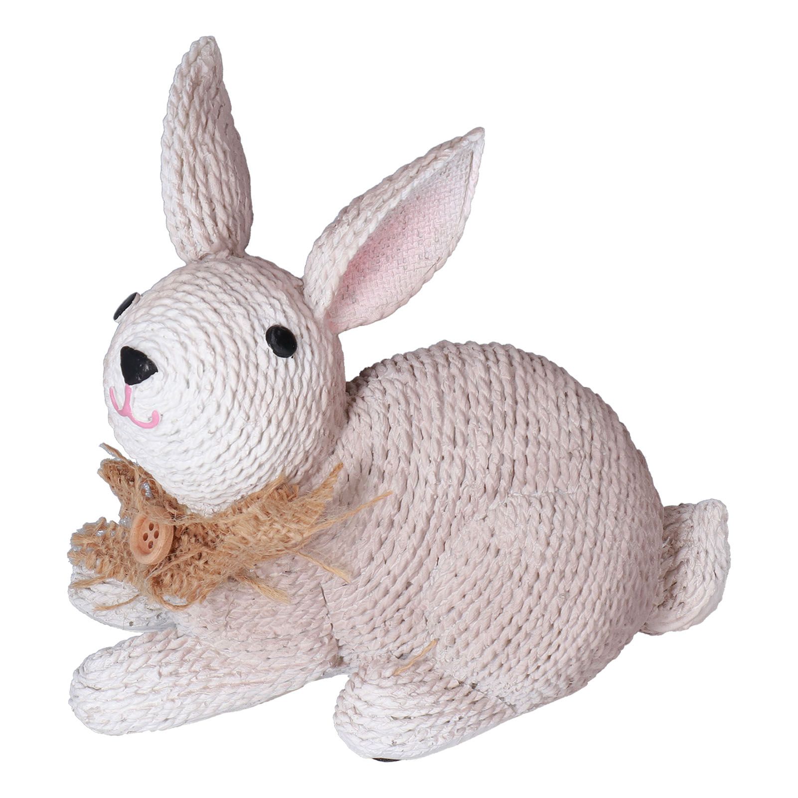 Rabbit Sculpture Simulation Resin Rabbit Ornament Environmentalliy Friendly view 4